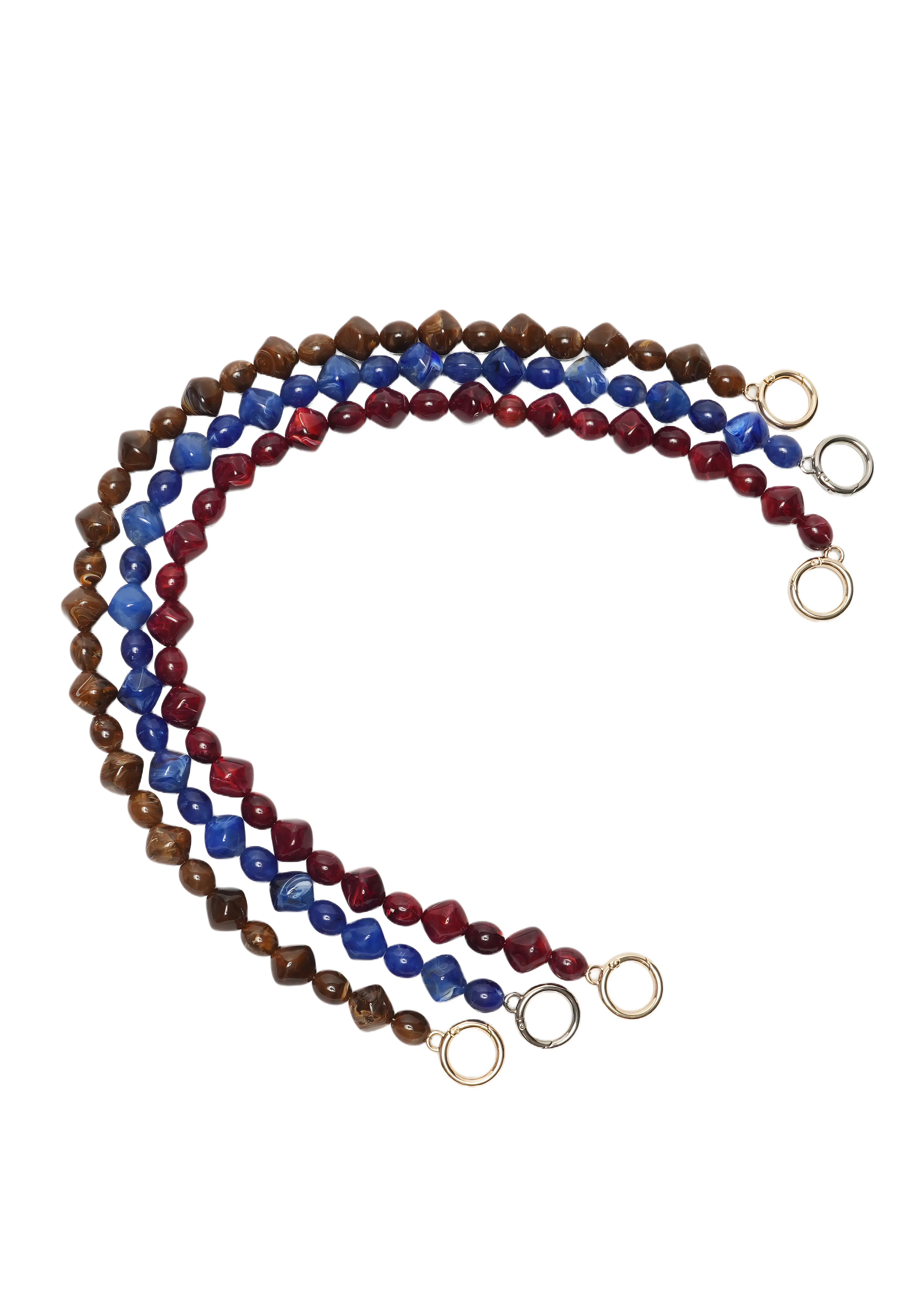 GEM TWIST — Faceted Bead Phone Chain
