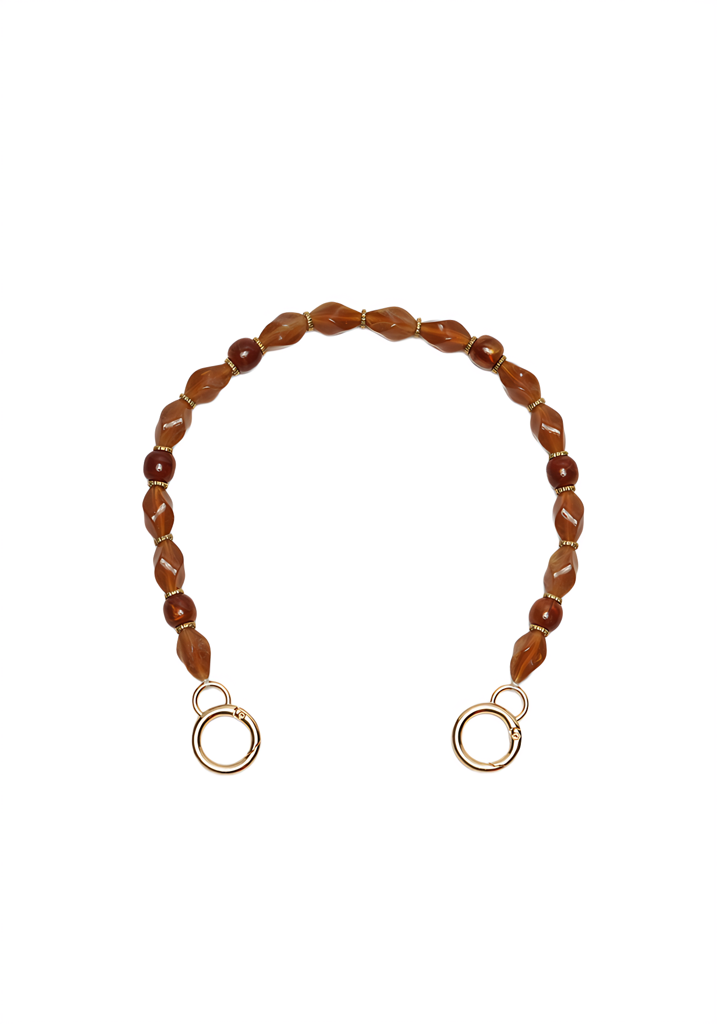 Amber Twist Phone Chain by Mila (Short)