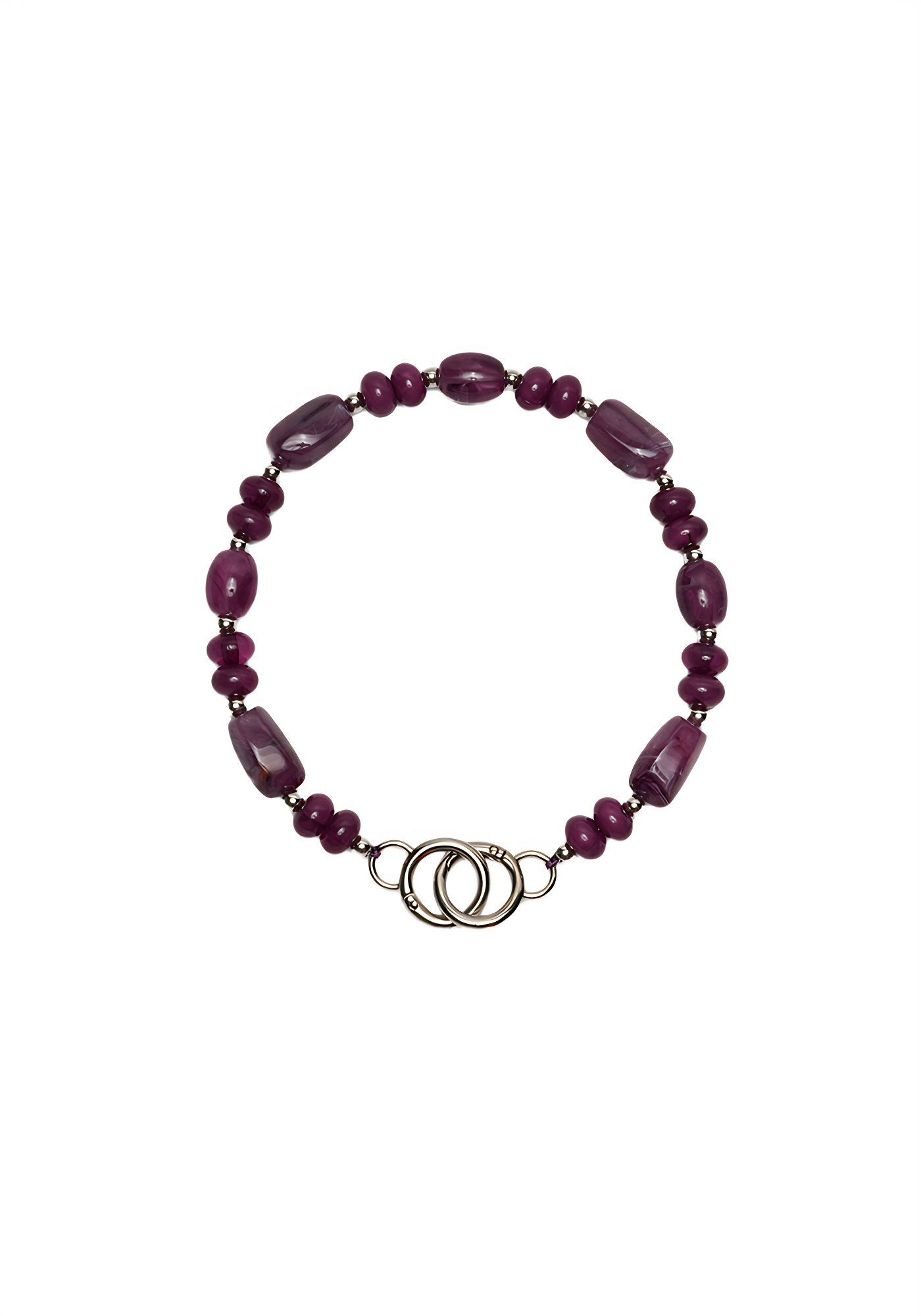 Aubergine Orbit Phone Chain by Mila (Short)