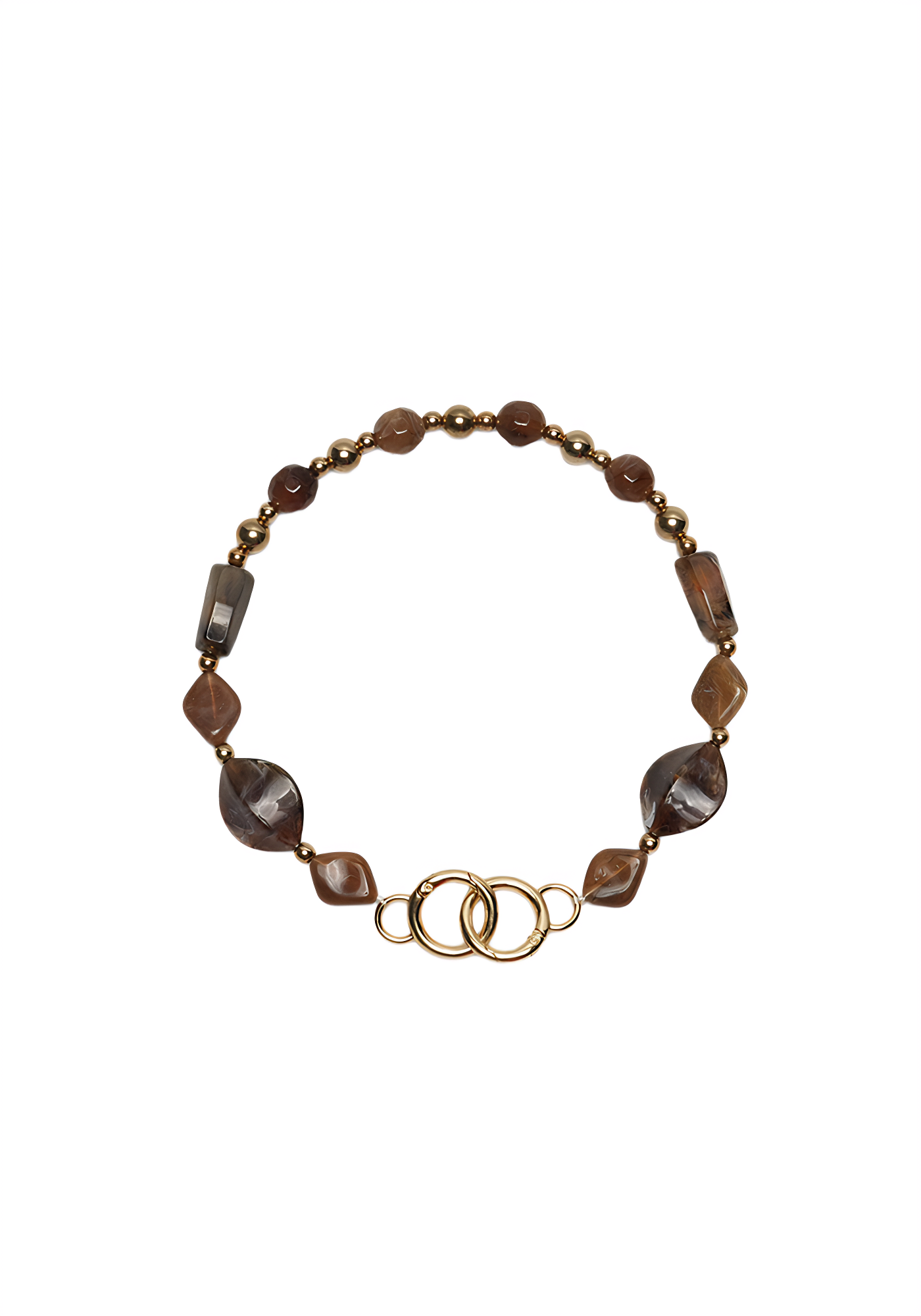 Caramel Earth Phone Chain by Mila (Short)