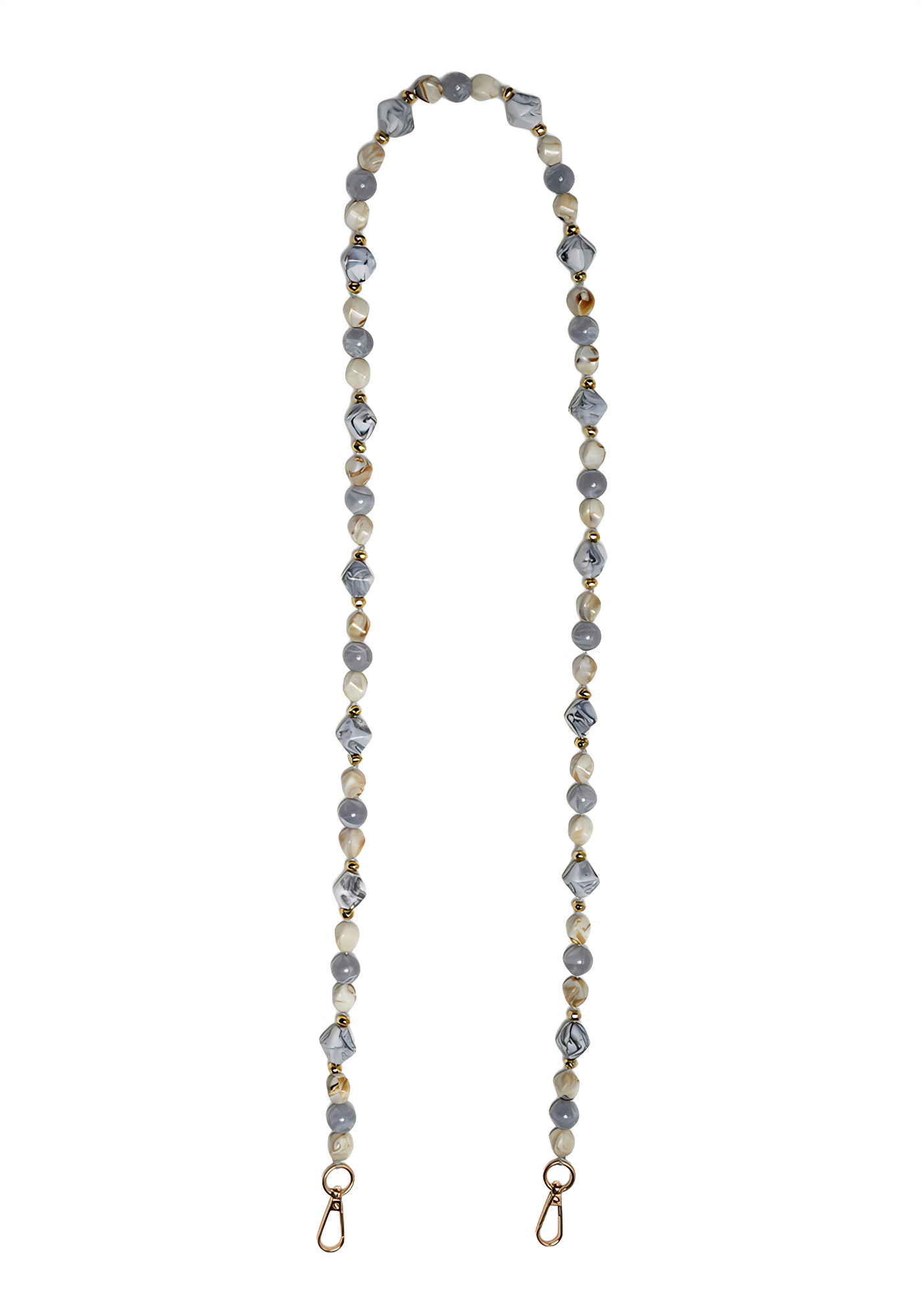 Drifted Marble Phone Chain by Mila (Long)