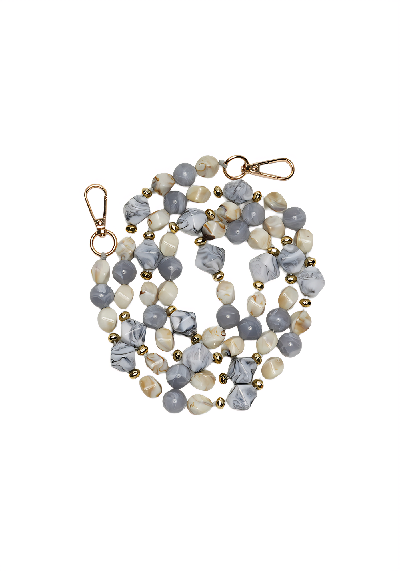 Drifted Marble Phone Chain by Mila (Long)