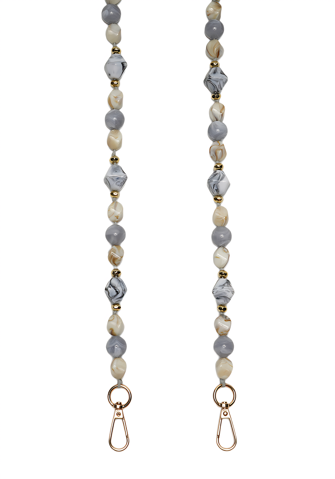 Drifted Marble Phone Chain by Mila (Long)