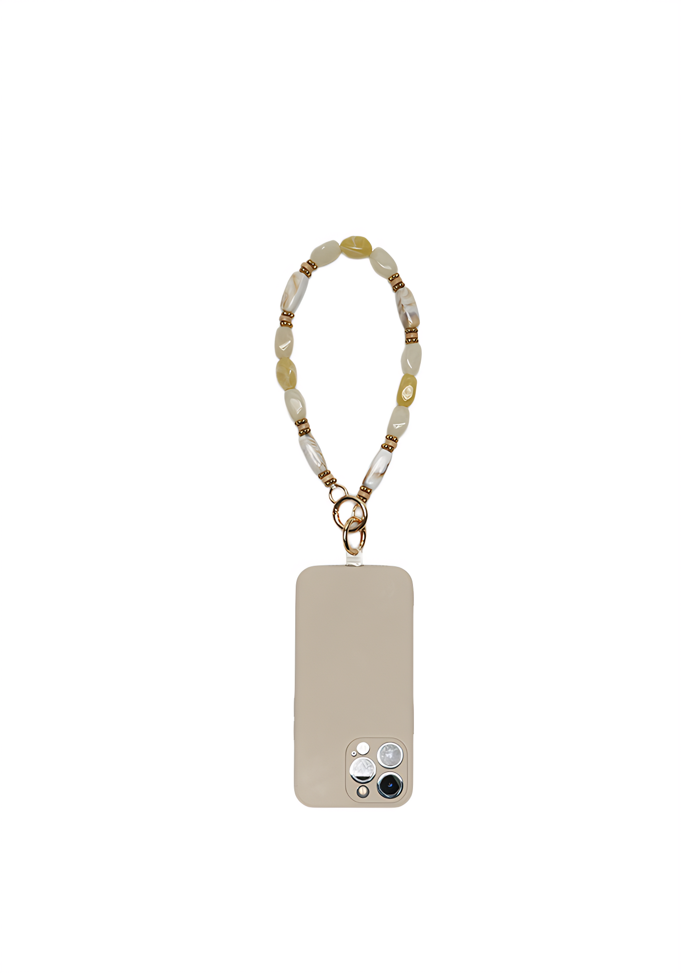 Golden Milk Phone Chain by Mila (Short)