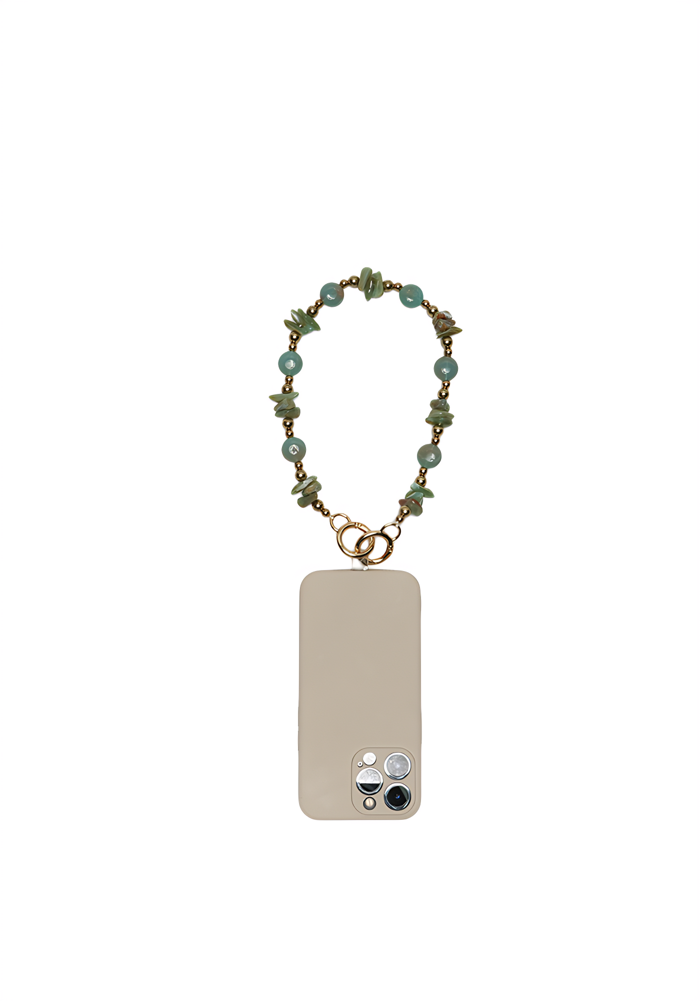 Sea Pebble Phone Chain by Mila (Short)