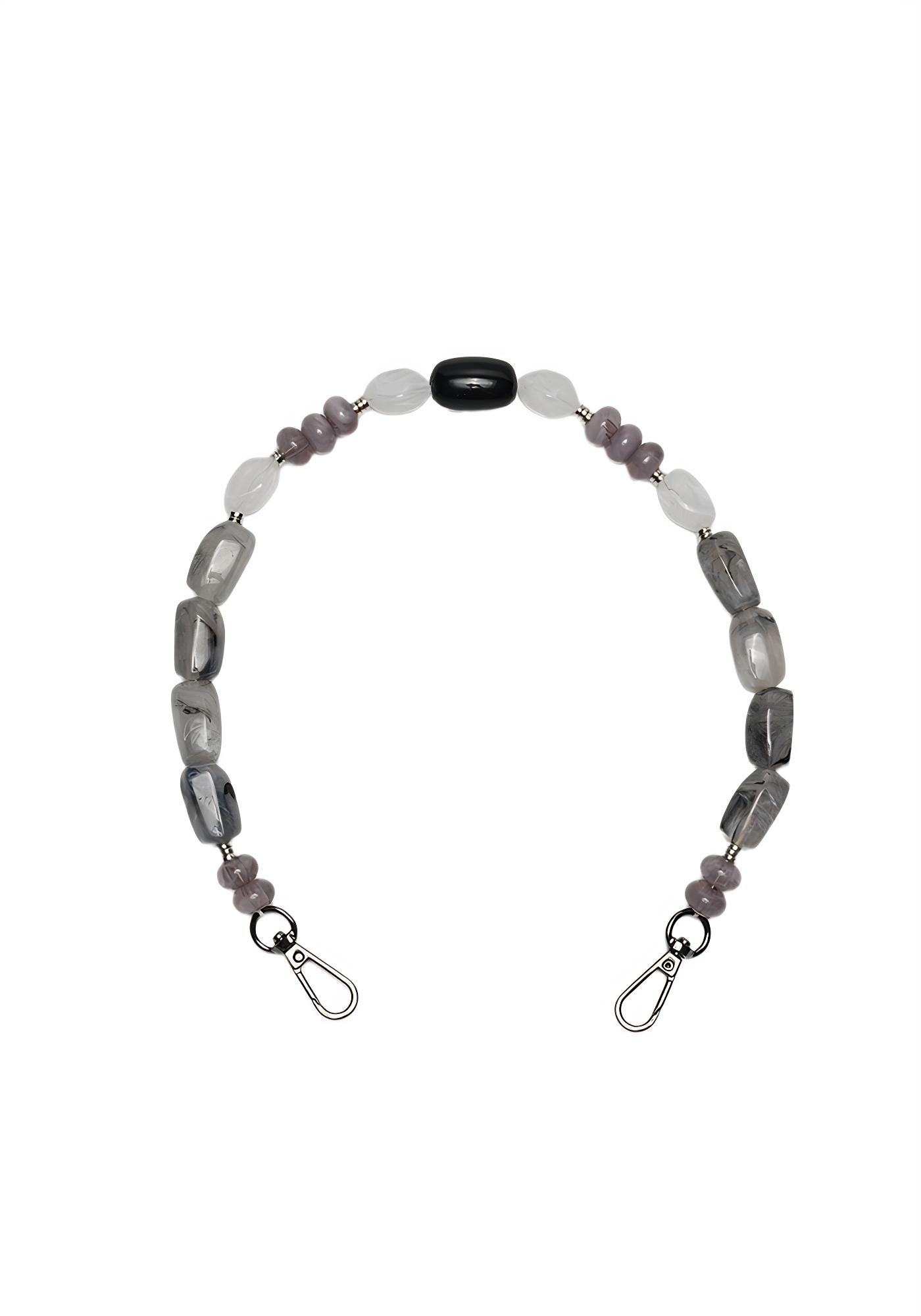 Smoke Quartz Phone Chain by Mila (Short)