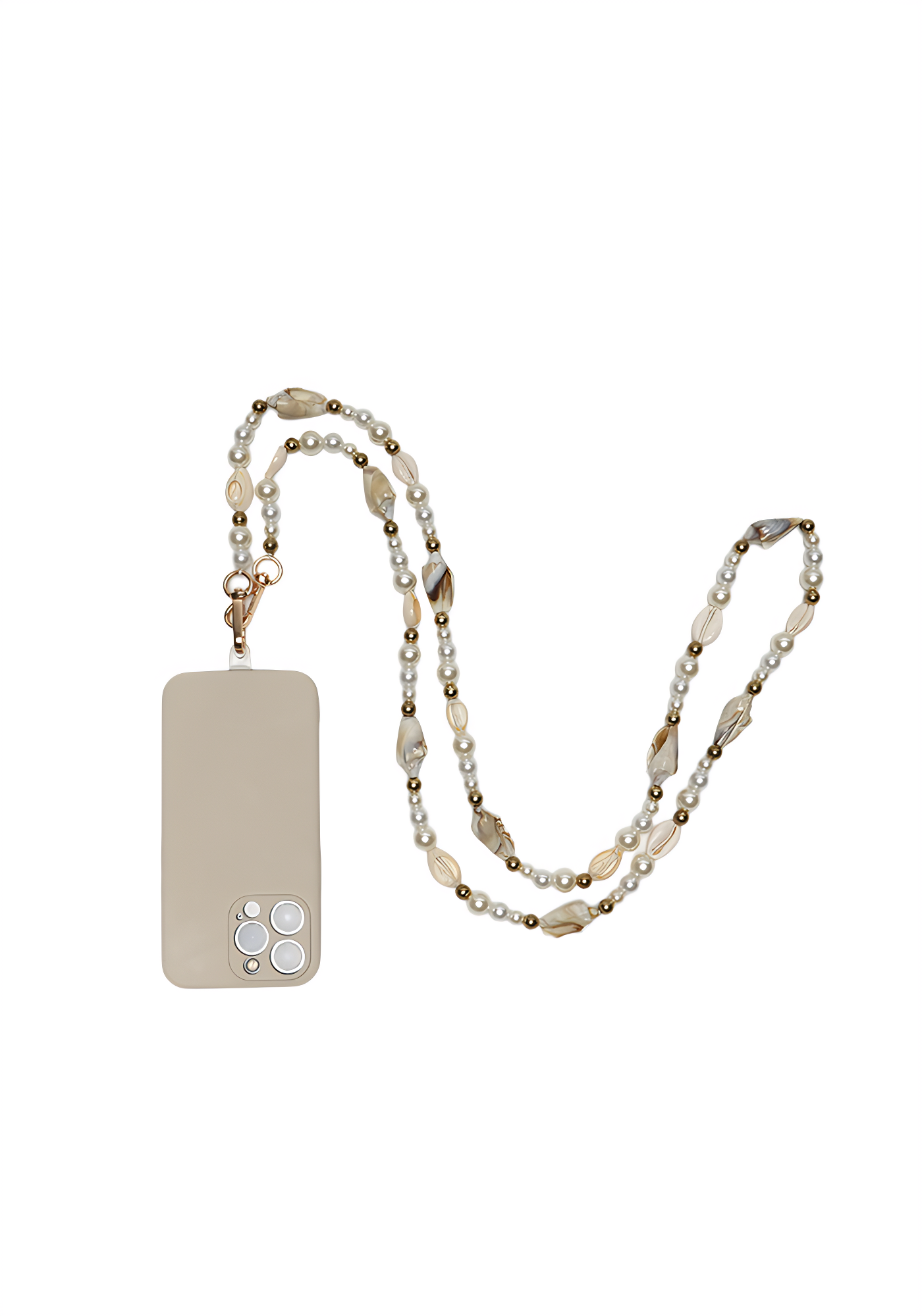 Tideform Shell Mix Phone Chain by Mila (Long)