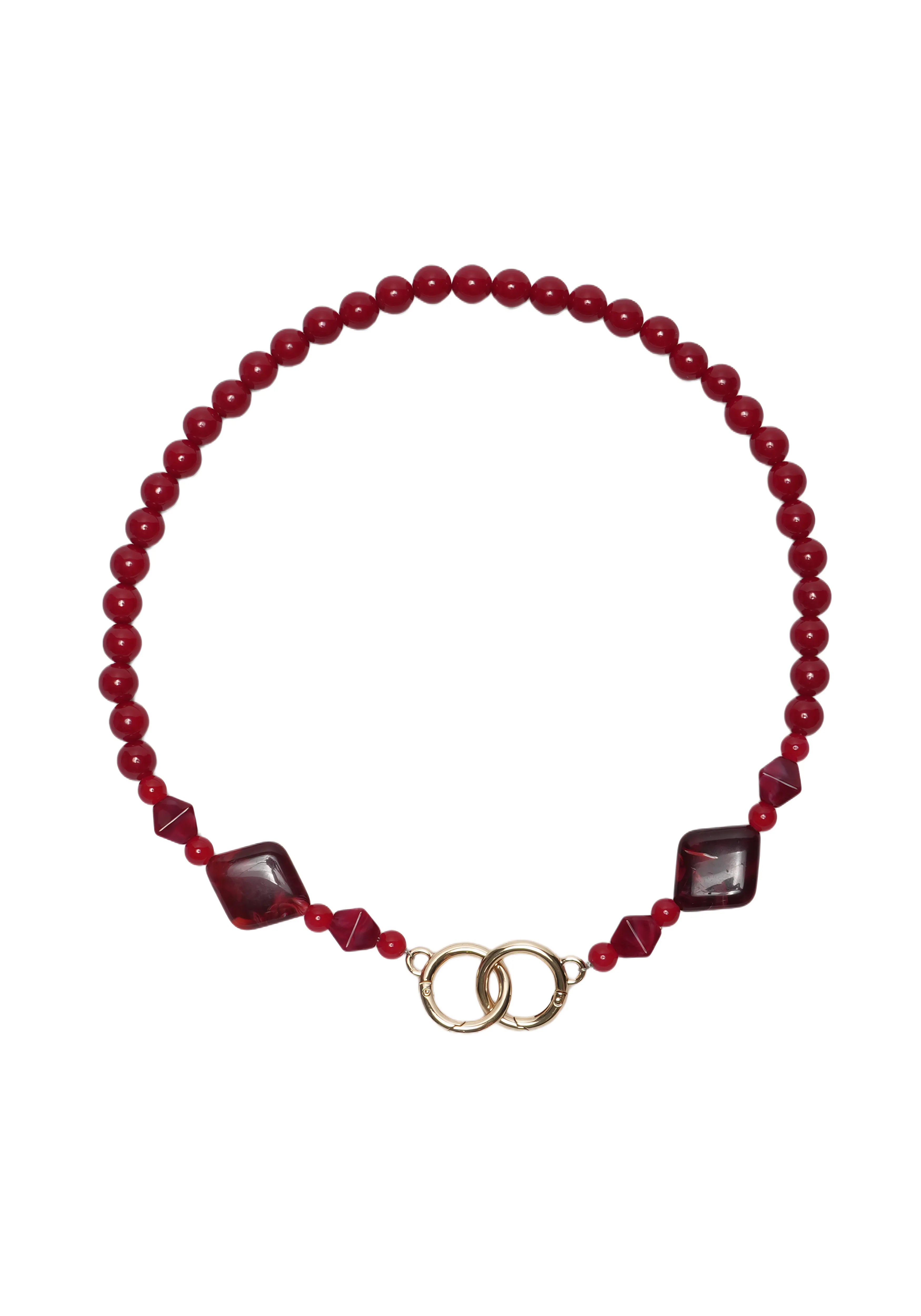 ASTRA FLOW — Geometric Bead Phone Chain