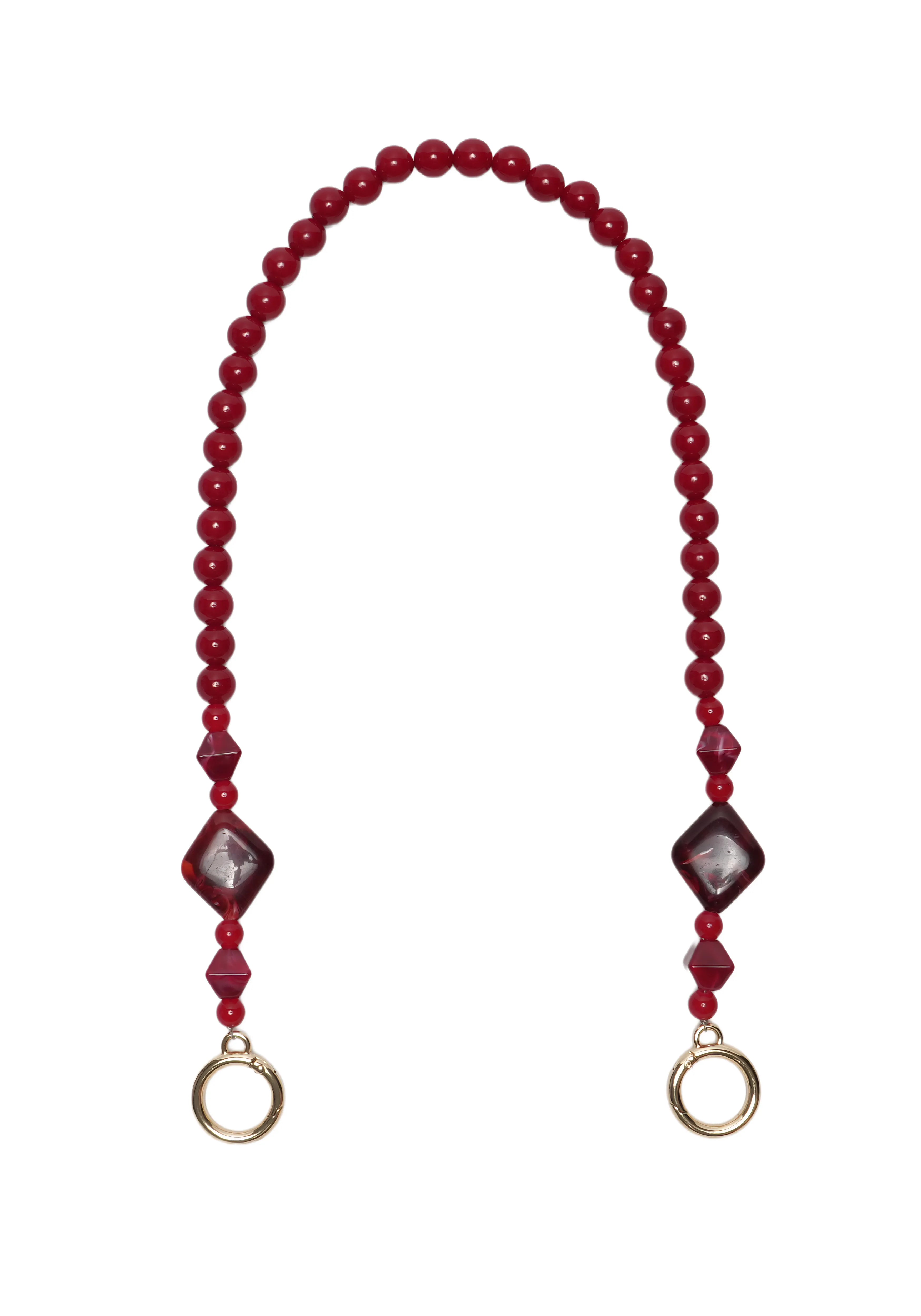 ASTRA FLOW — Geometric Bead Phone Chain