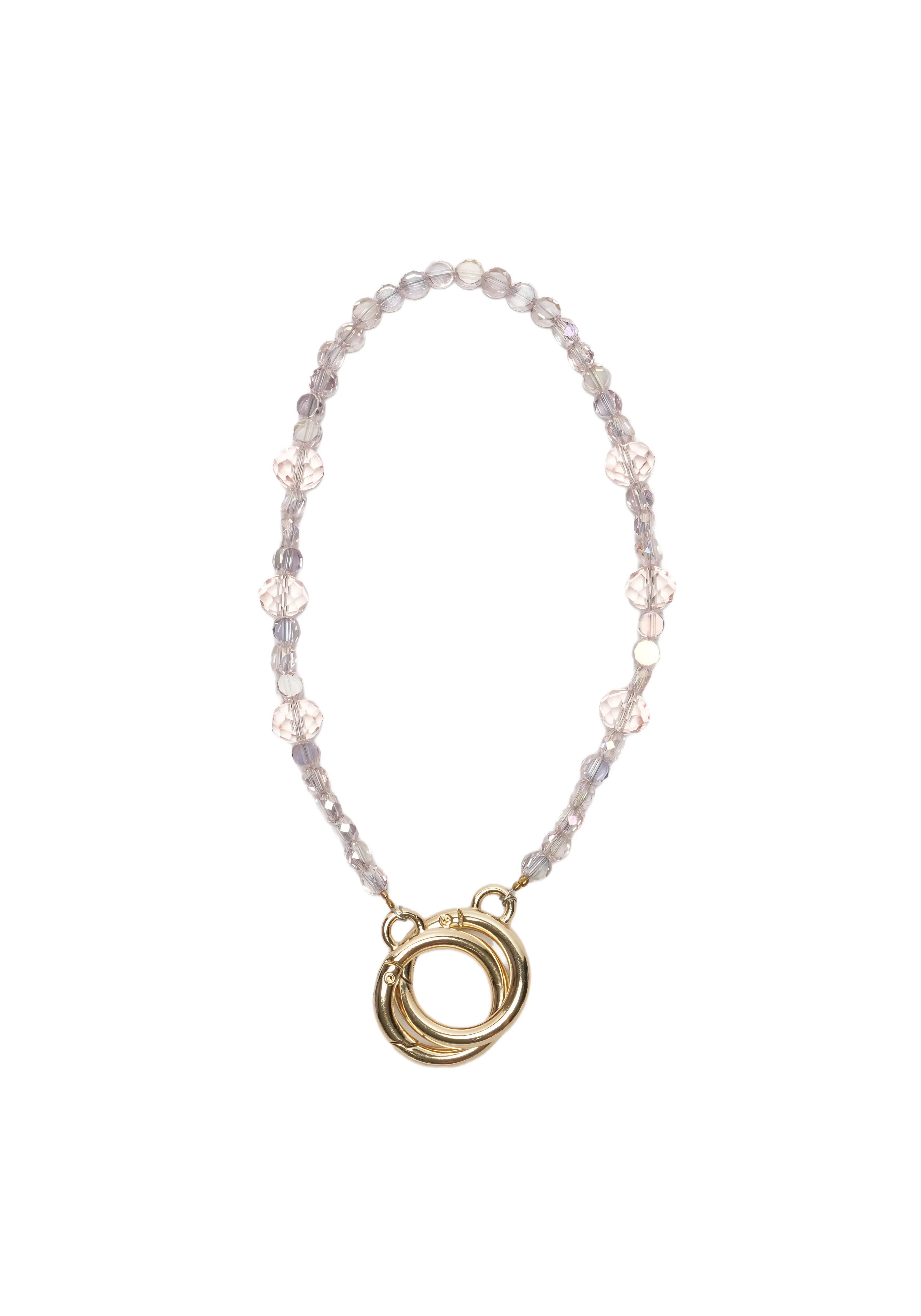 AURA LUXE — Faceted Crystal Phone Chain