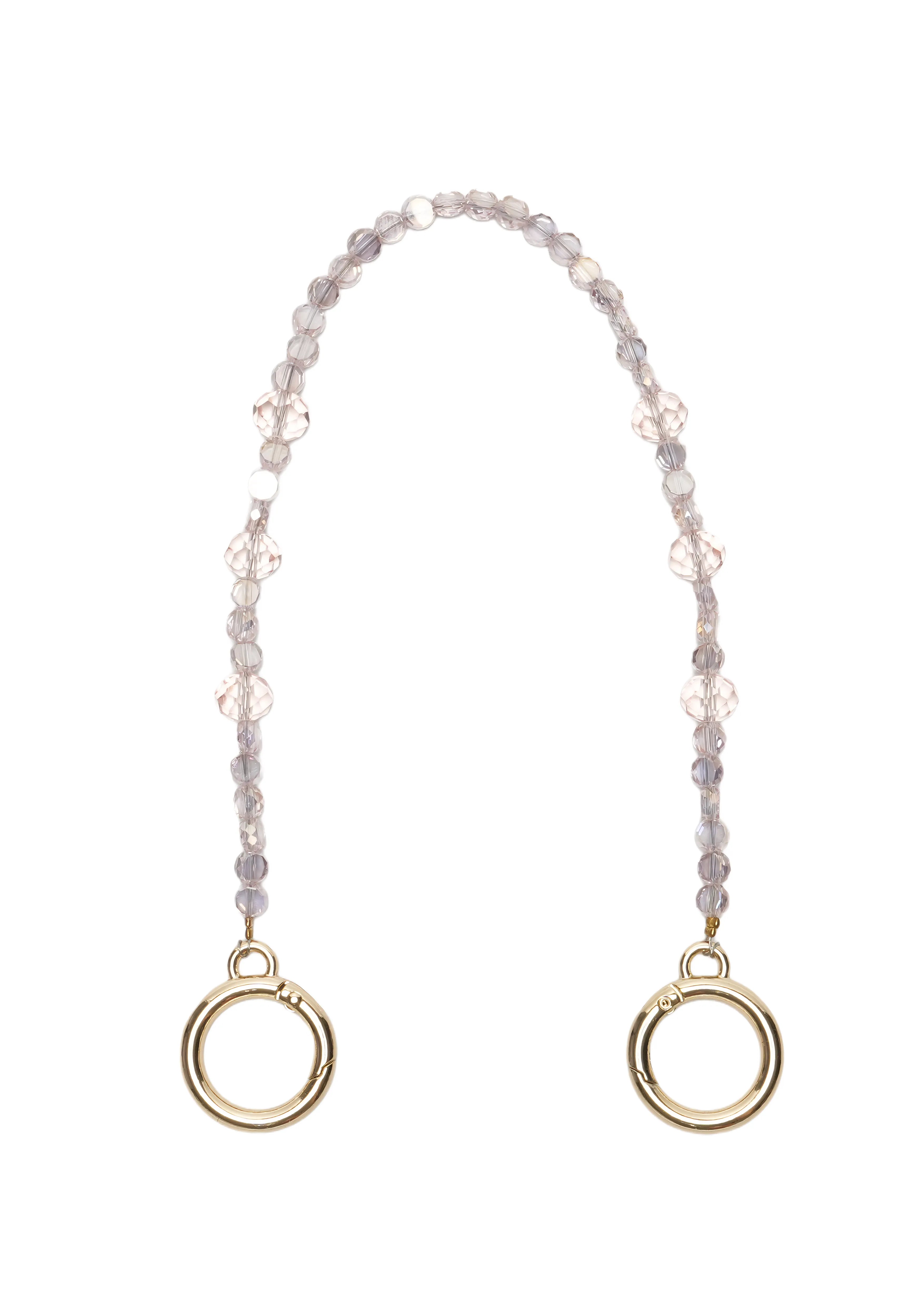 AURA LUXE — Faceted Crystal Phone Chain