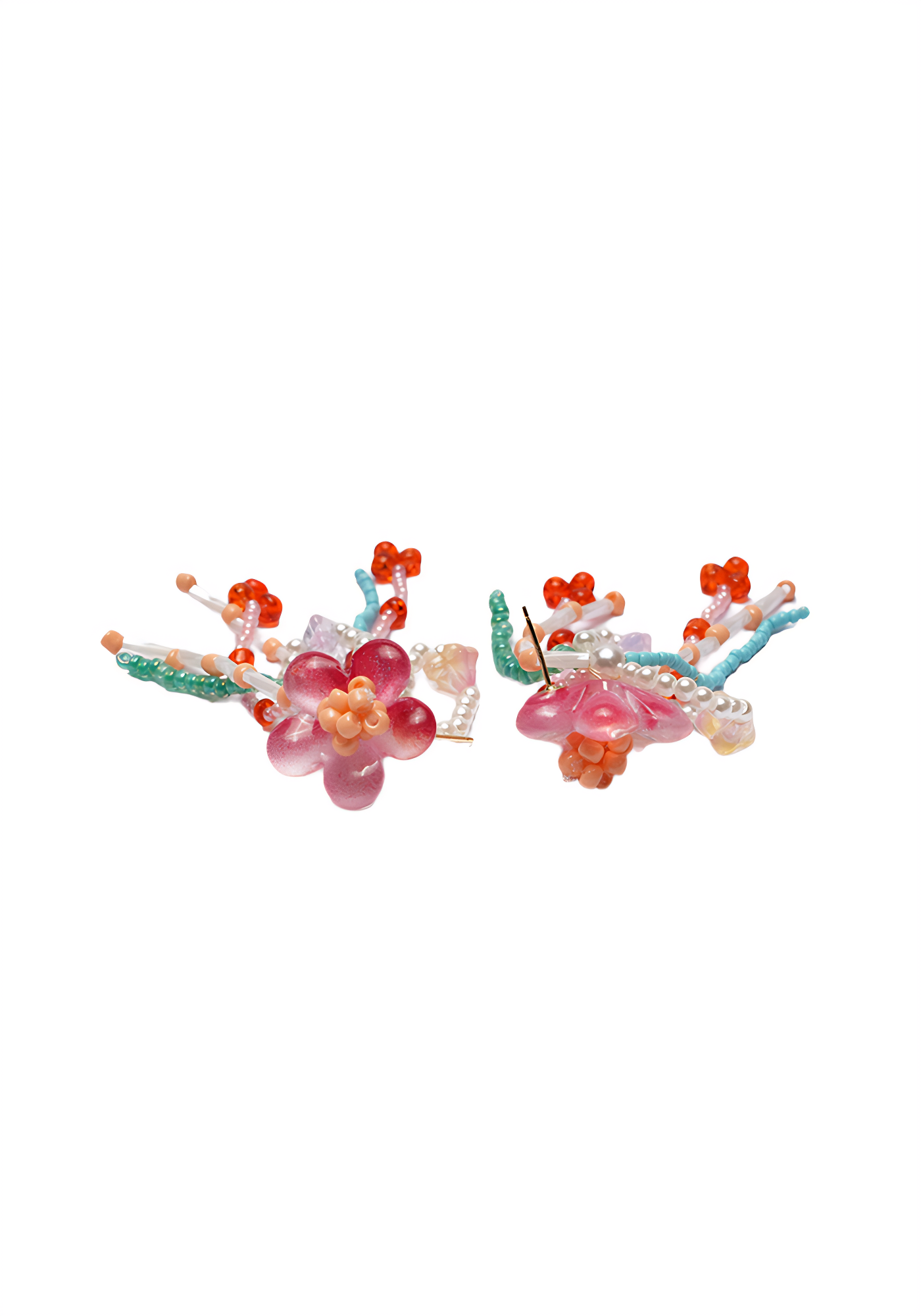 BLOSSOM CHA CHA — Beaded Fringe Earrings