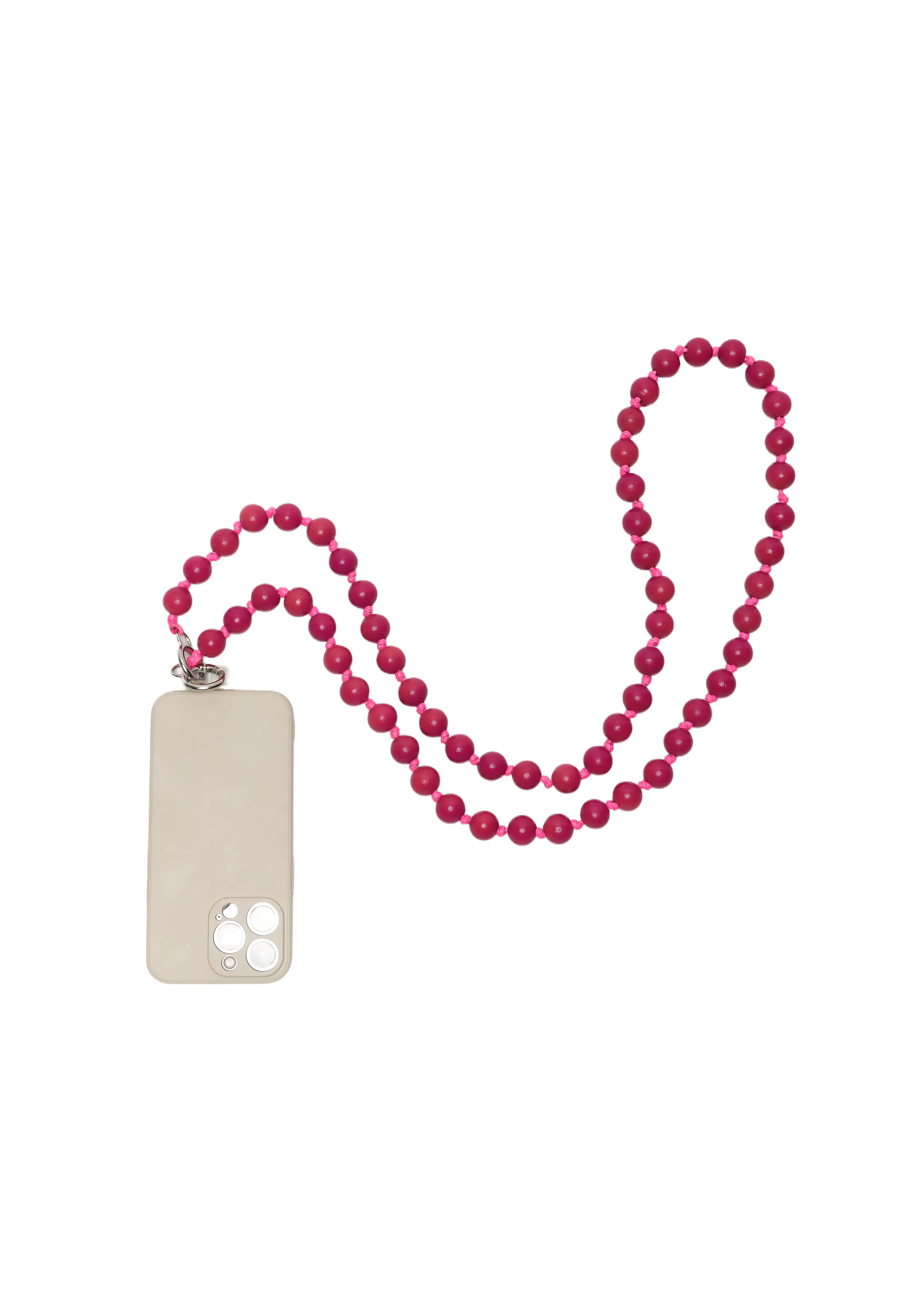 BUBBLE BEAD — Solid Pop Phone Strap