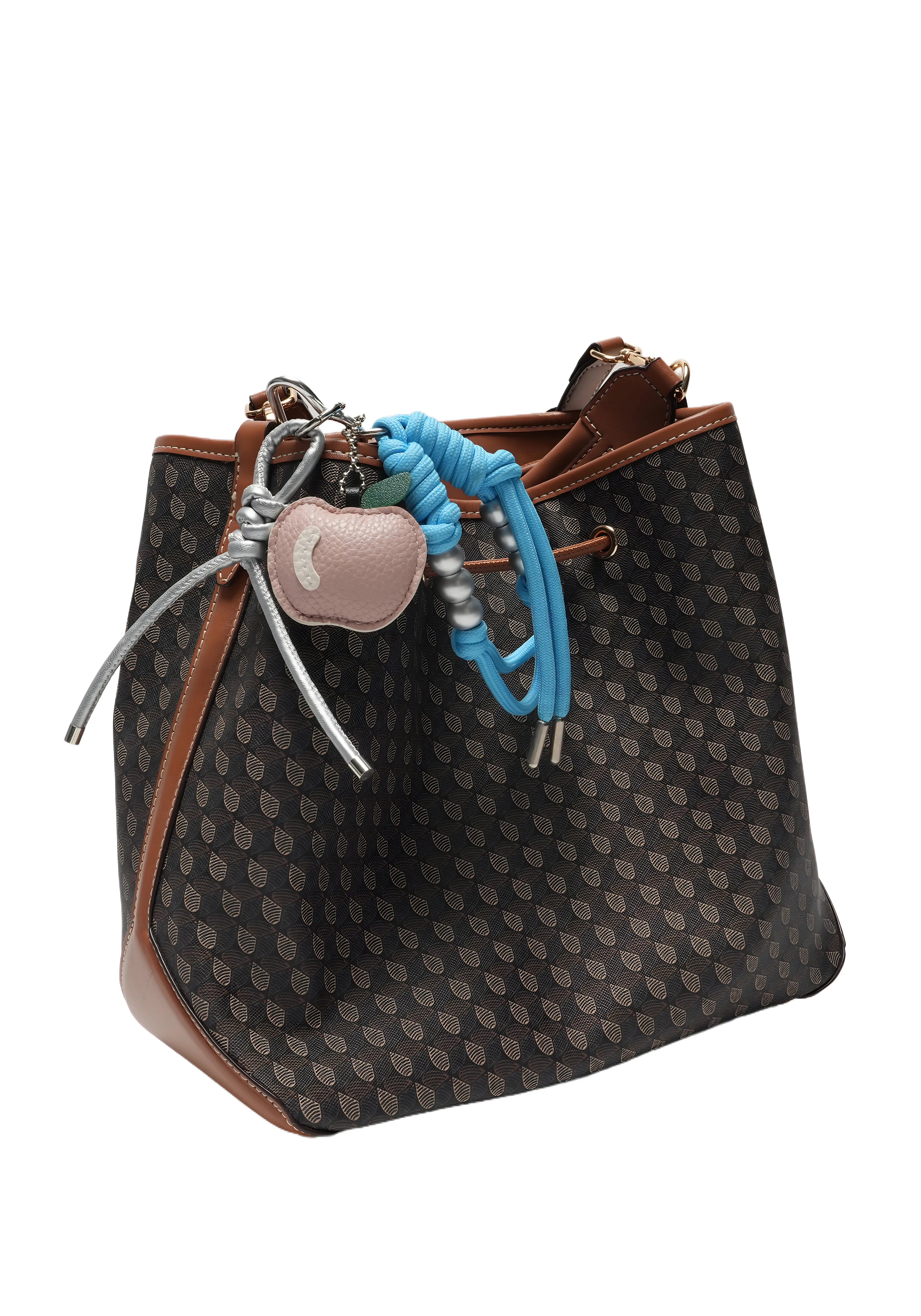 CANDY LOOP — Apple & Silver Cord Charm