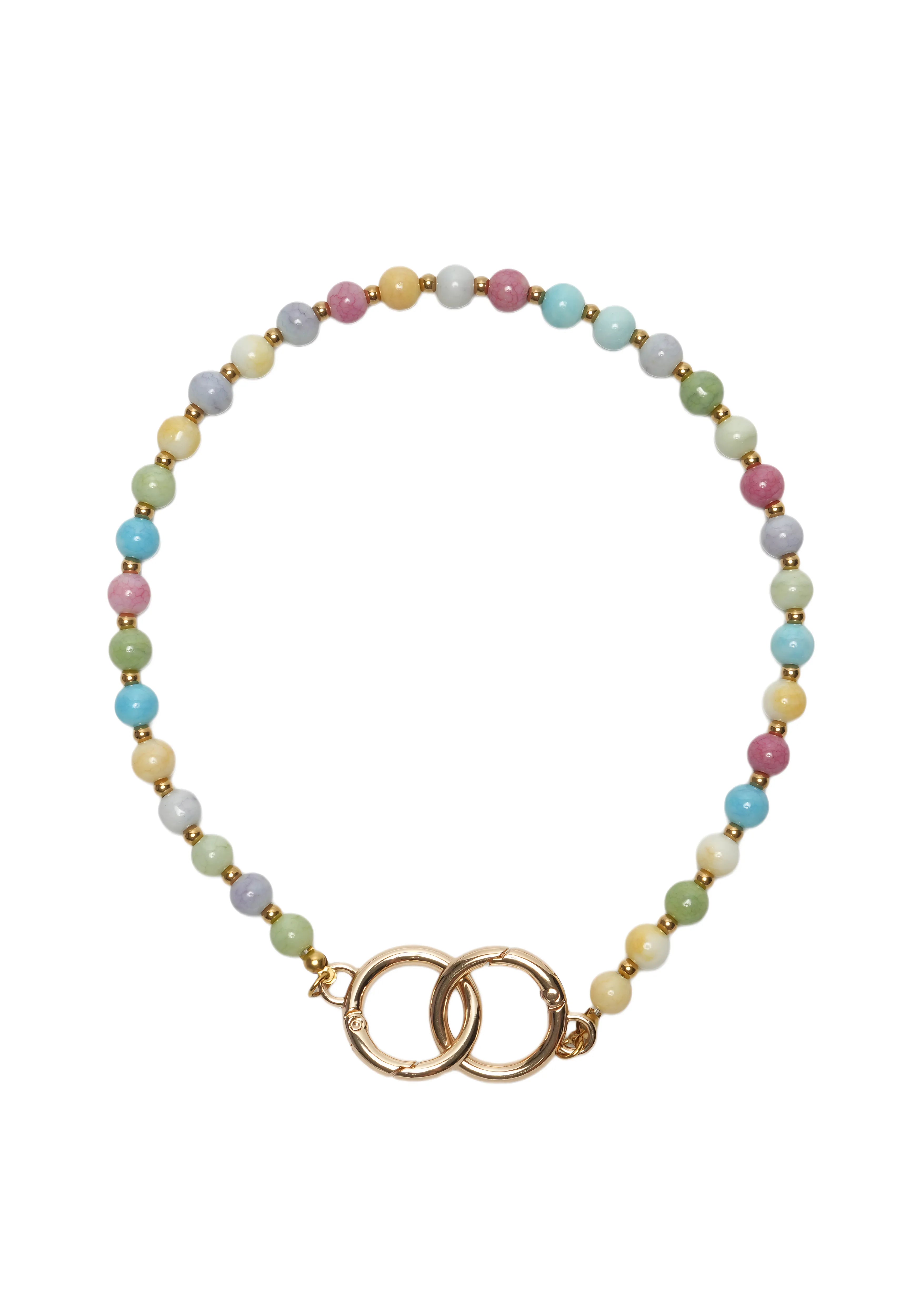 CANDY ORBIT — Enamel Beaded Phone Chain