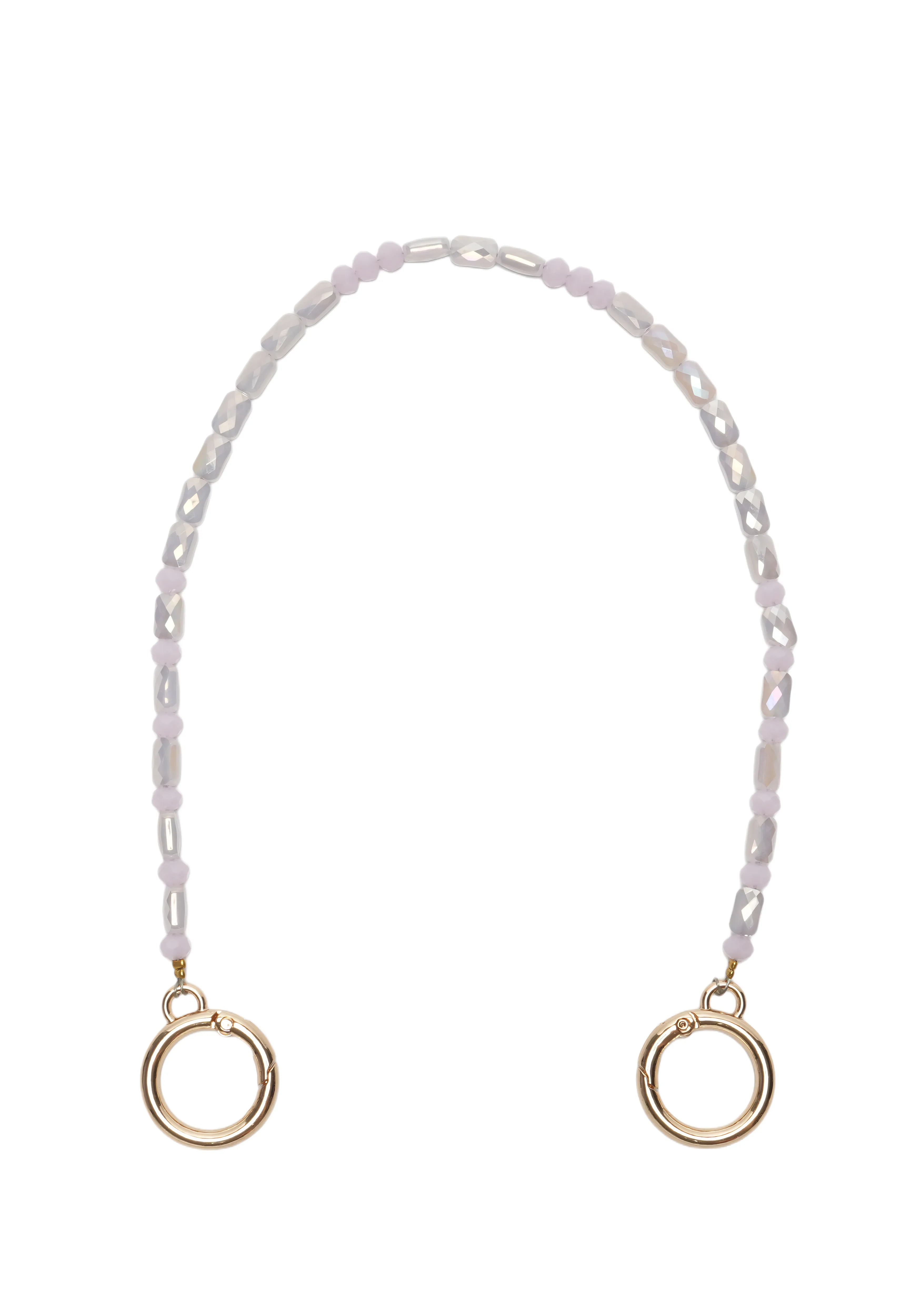 CELESTE LINE — Faceted Bar Phone Chain