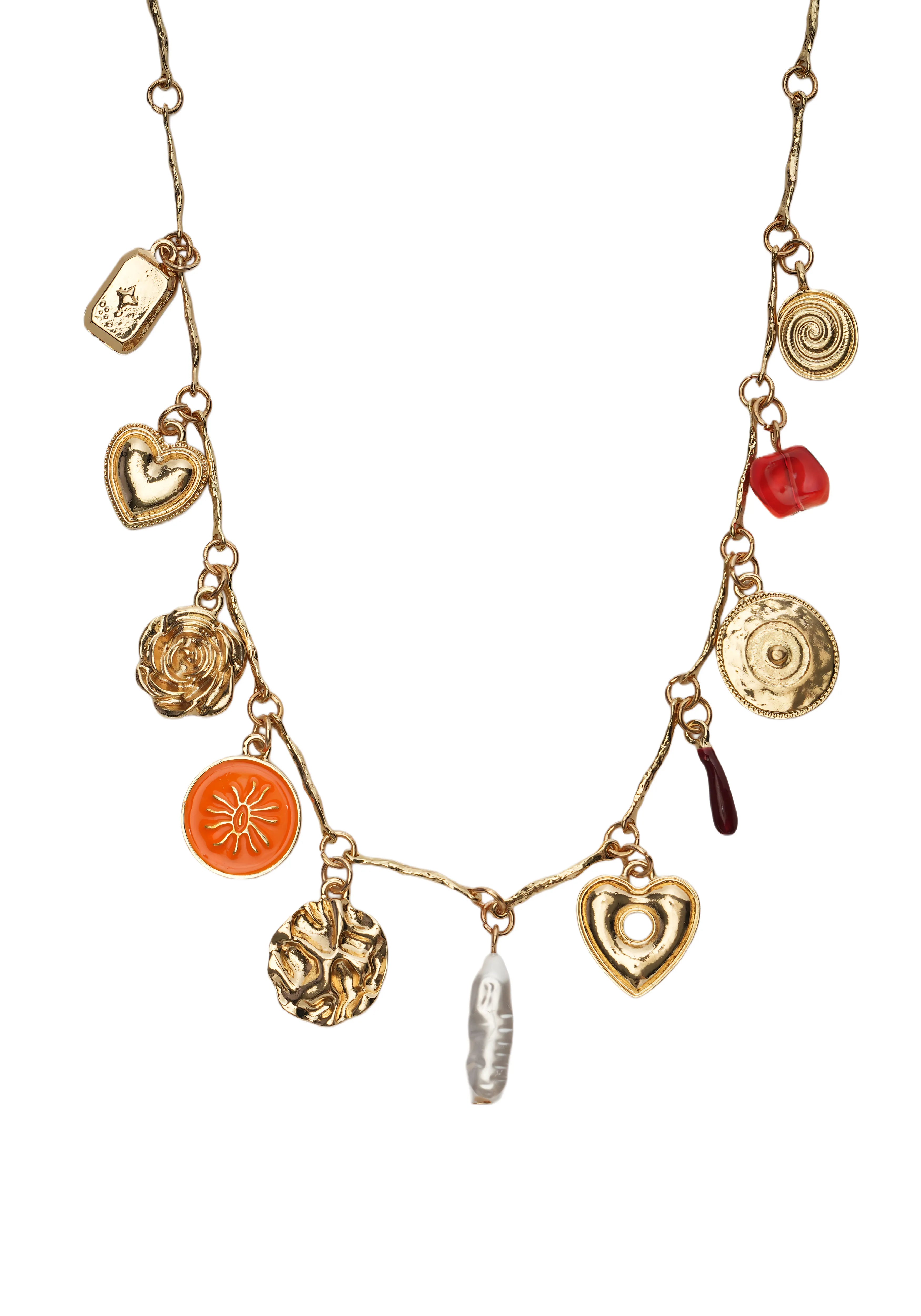 CHARM AMORE — Heart & Icon Necklace