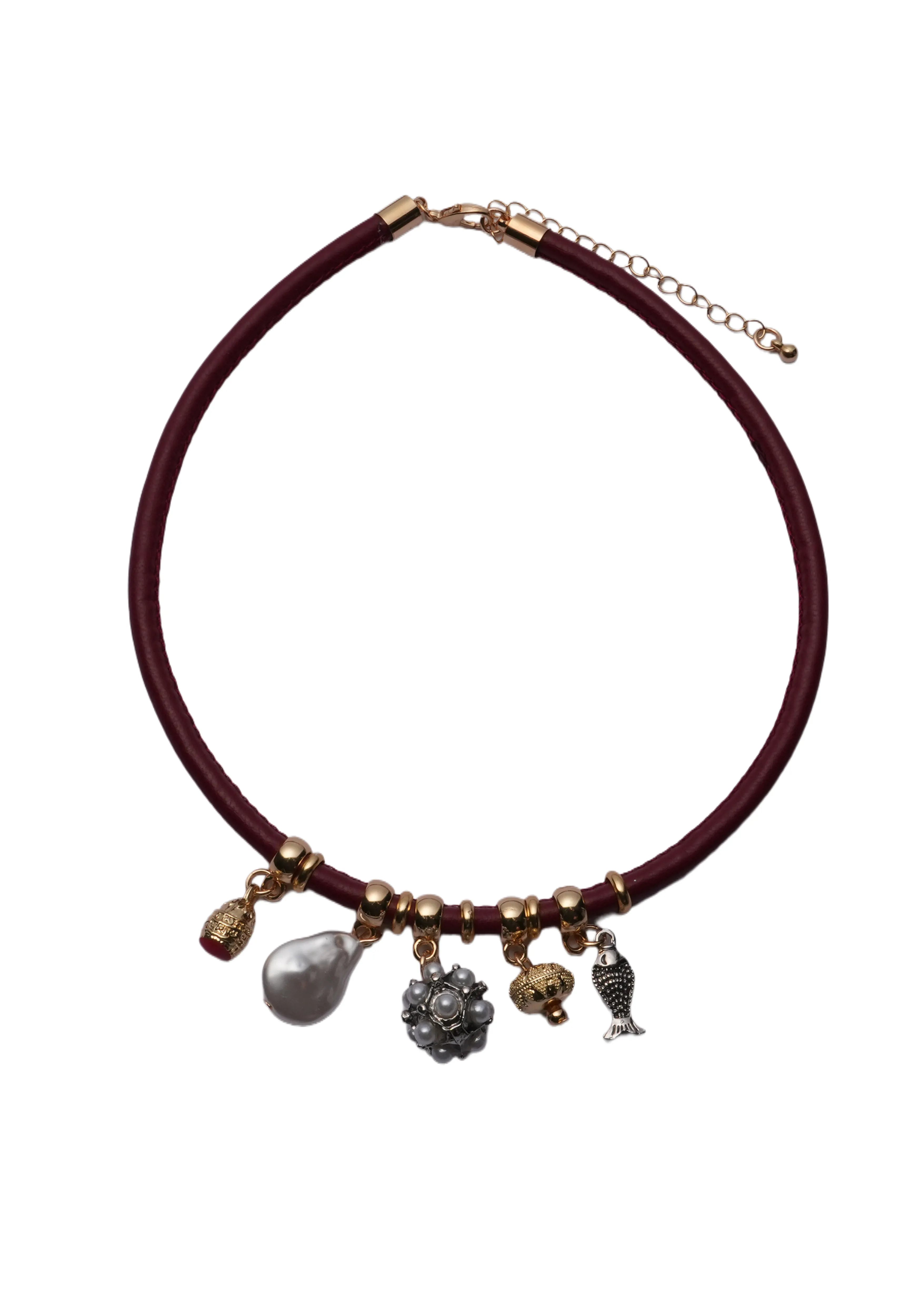 CHARM TALE — Pearl & Icon Necklace