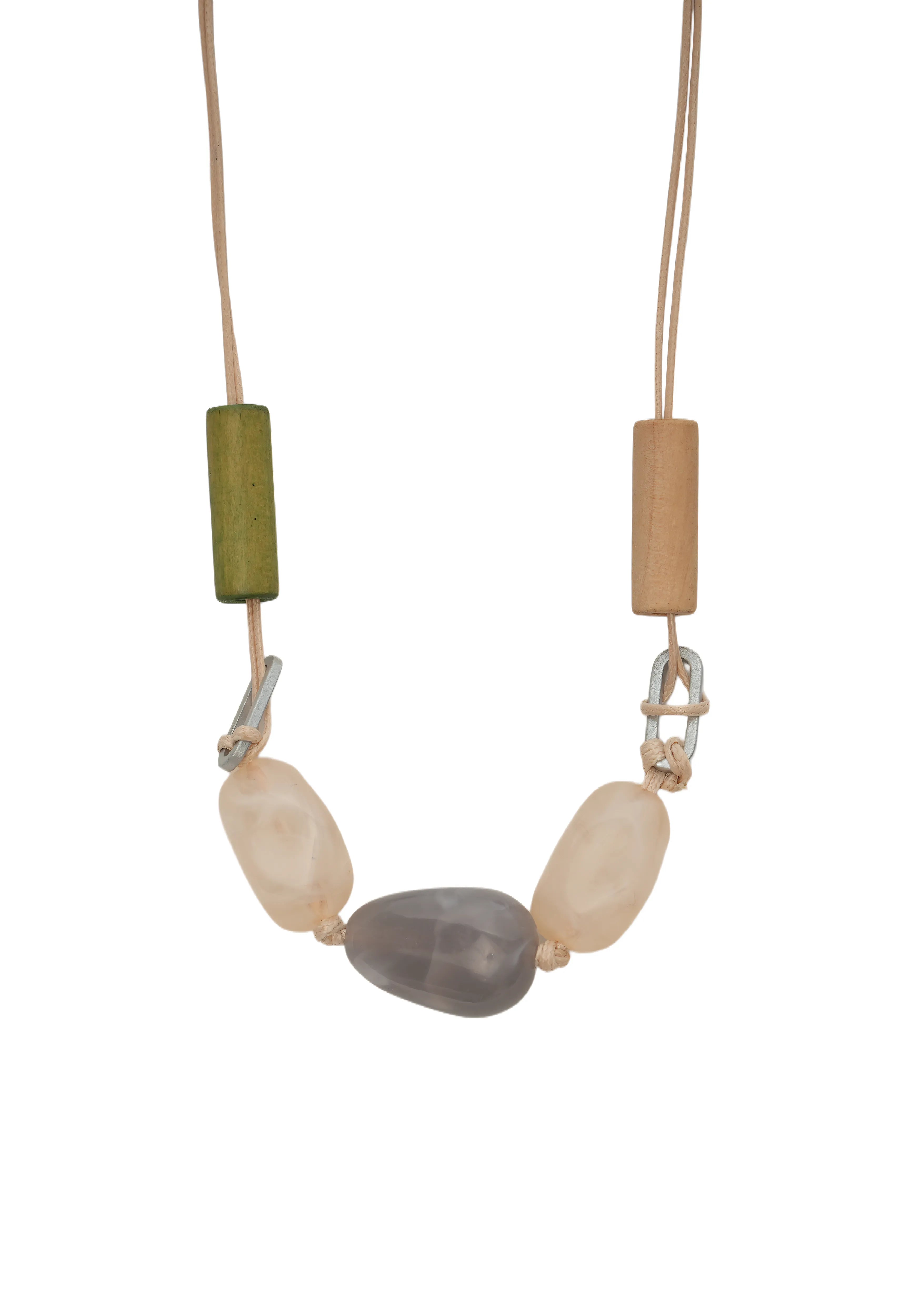 EARTH GEM — Mixed Stone Pendant Necklace