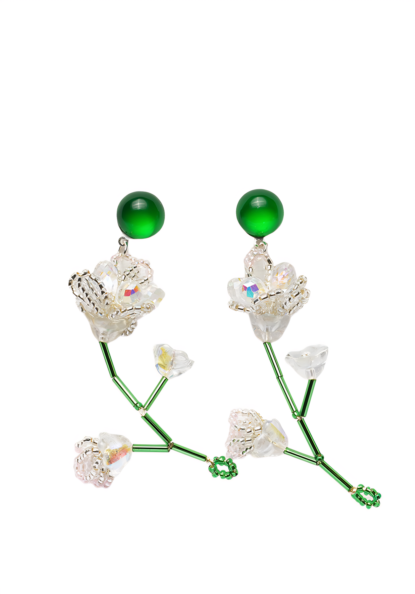 FOREST LILT — Crystal Vine Earrings
