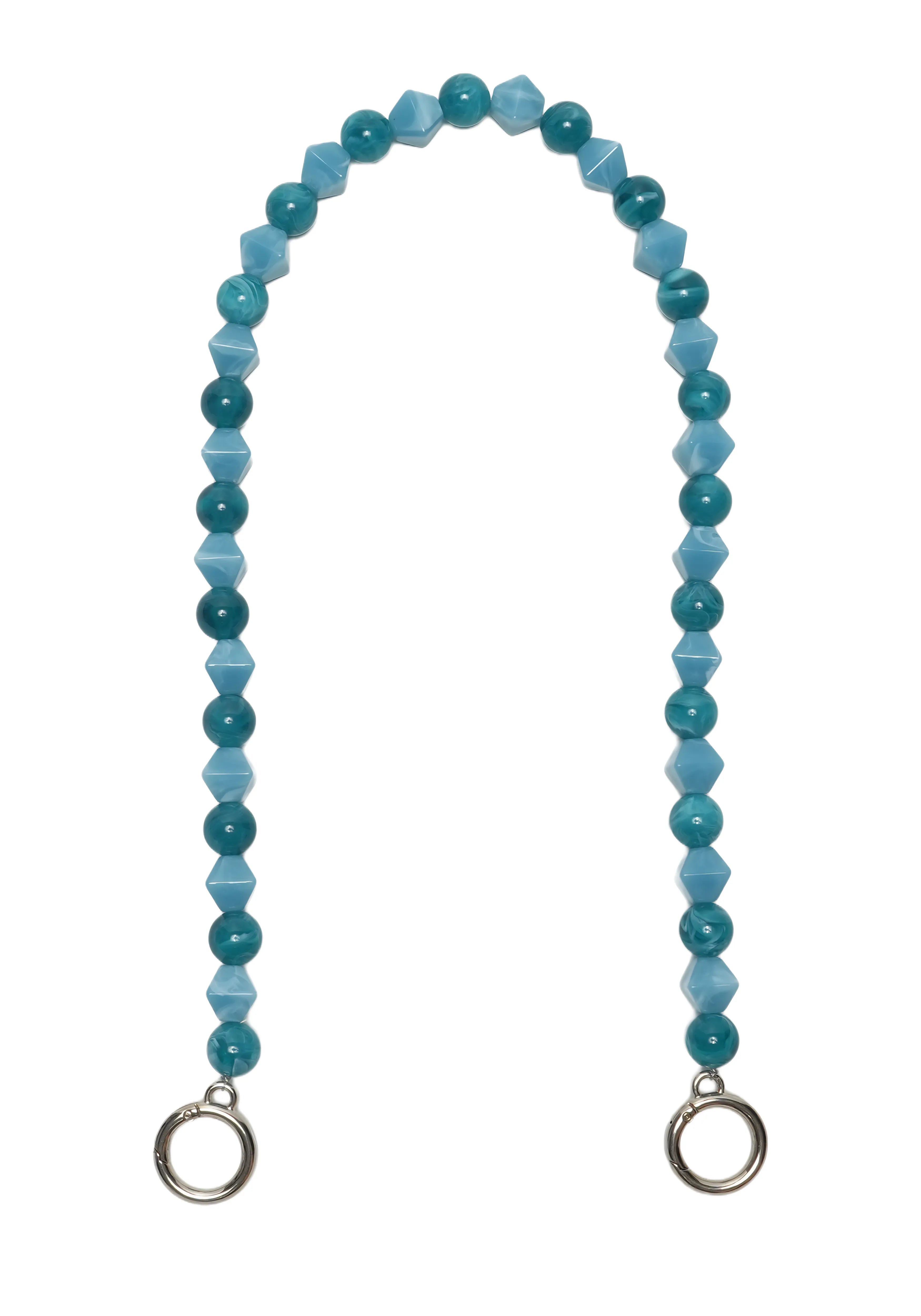 GEM TWIST — Faceted Bead Phone Chain