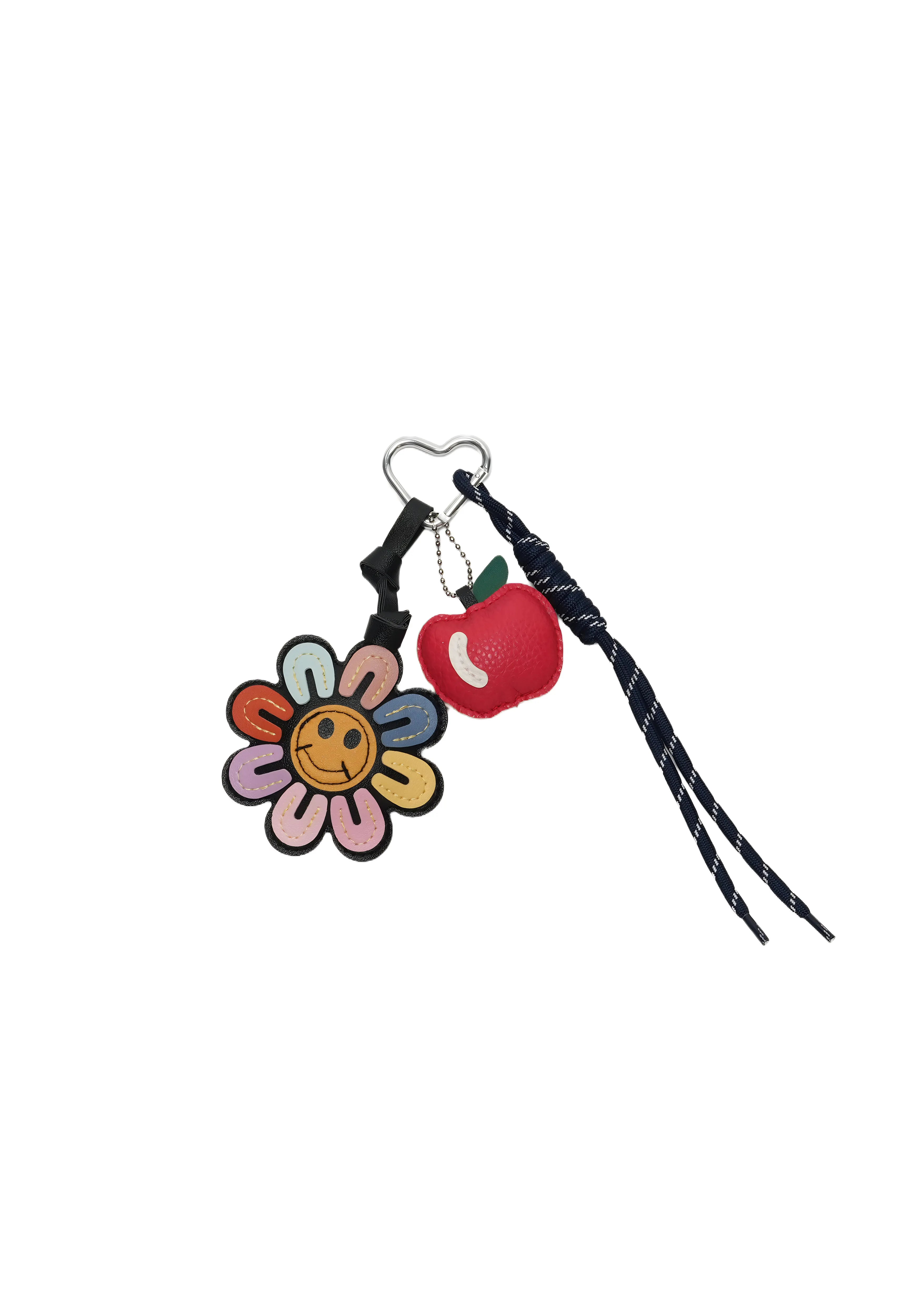 HAPPY BUDDIES — Flower & Apple bag Charm