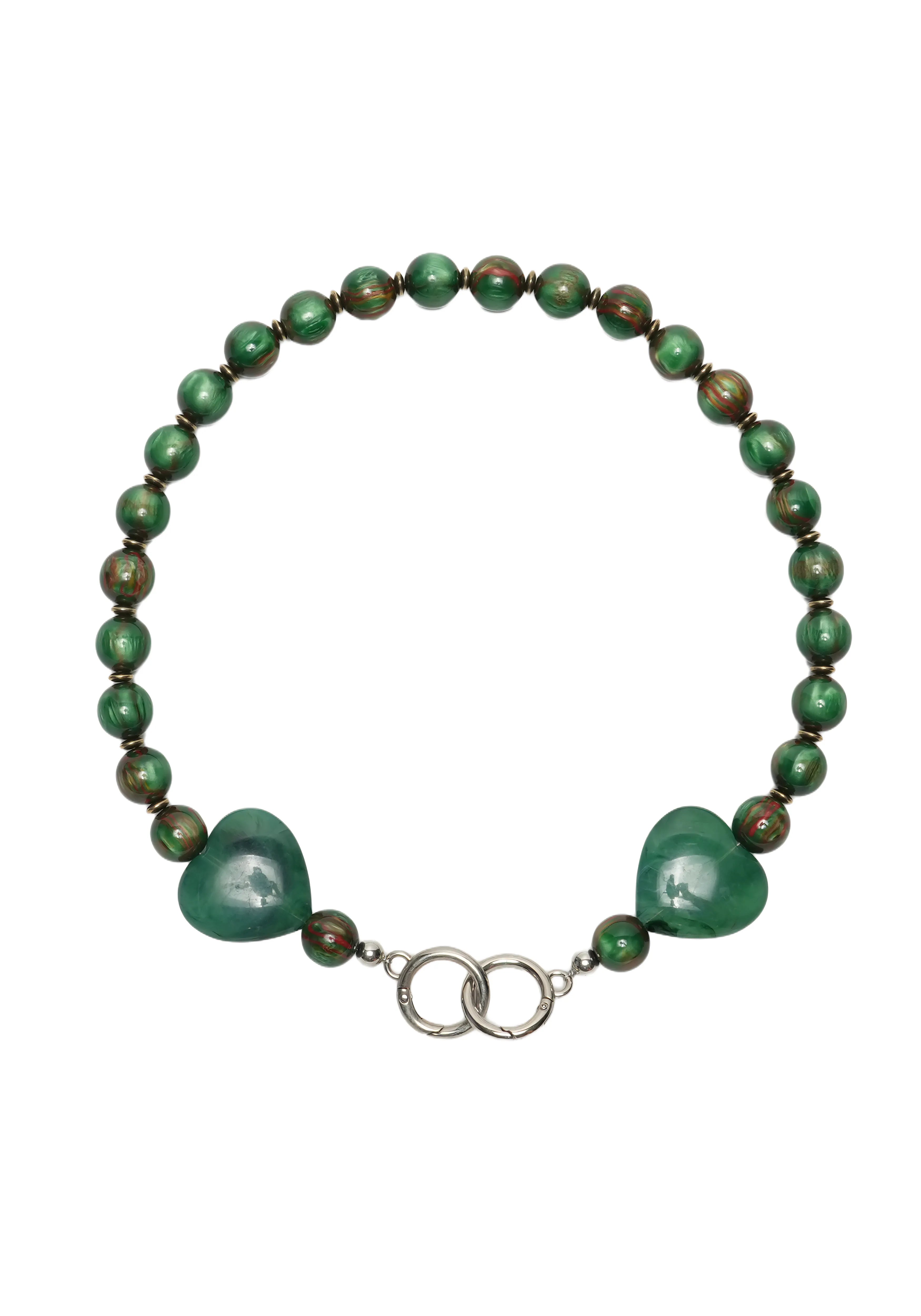 HEART GLOW — Statement Bead Phone Chain