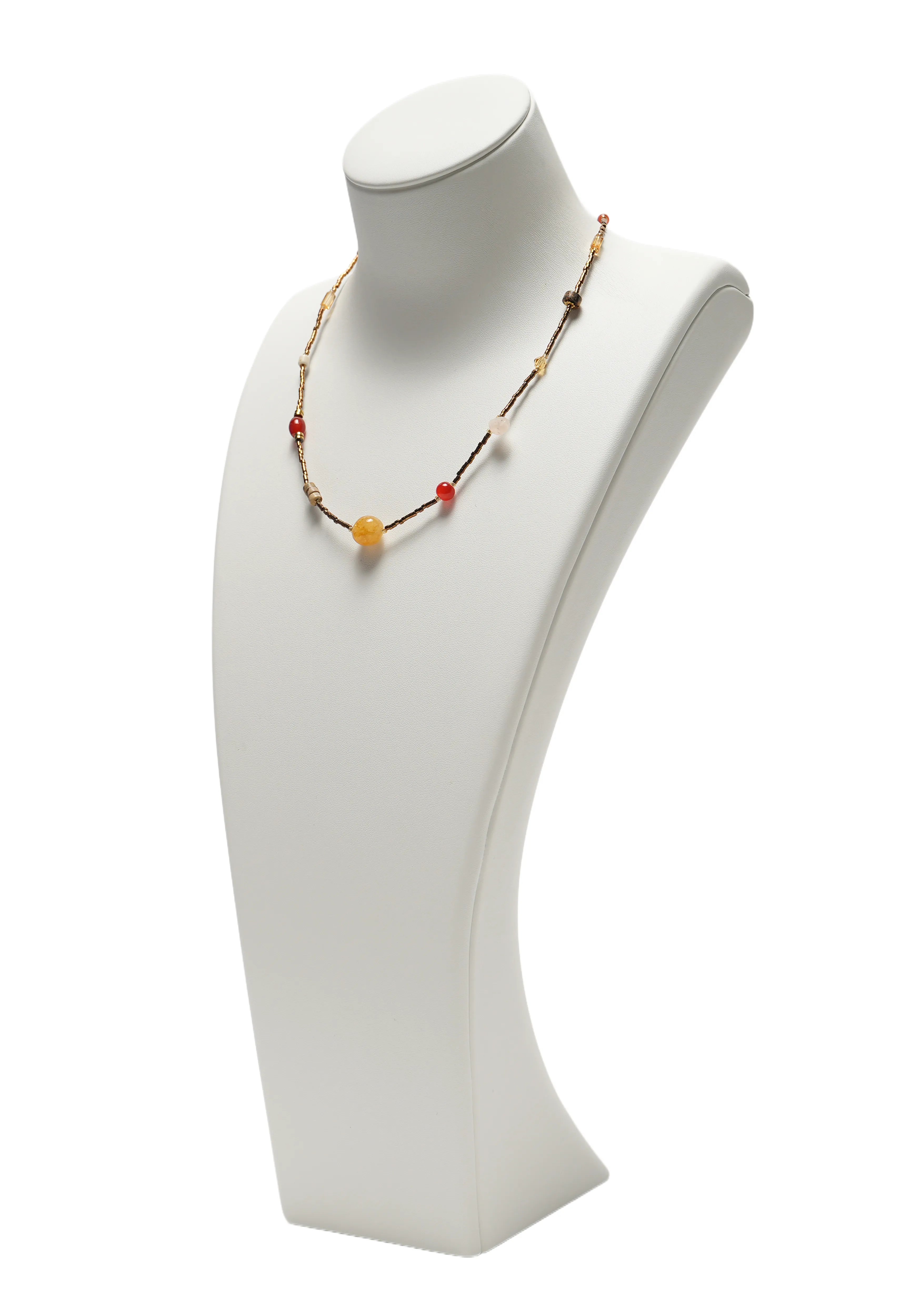 MINI ORBIT — Delicate Beaded Necklace