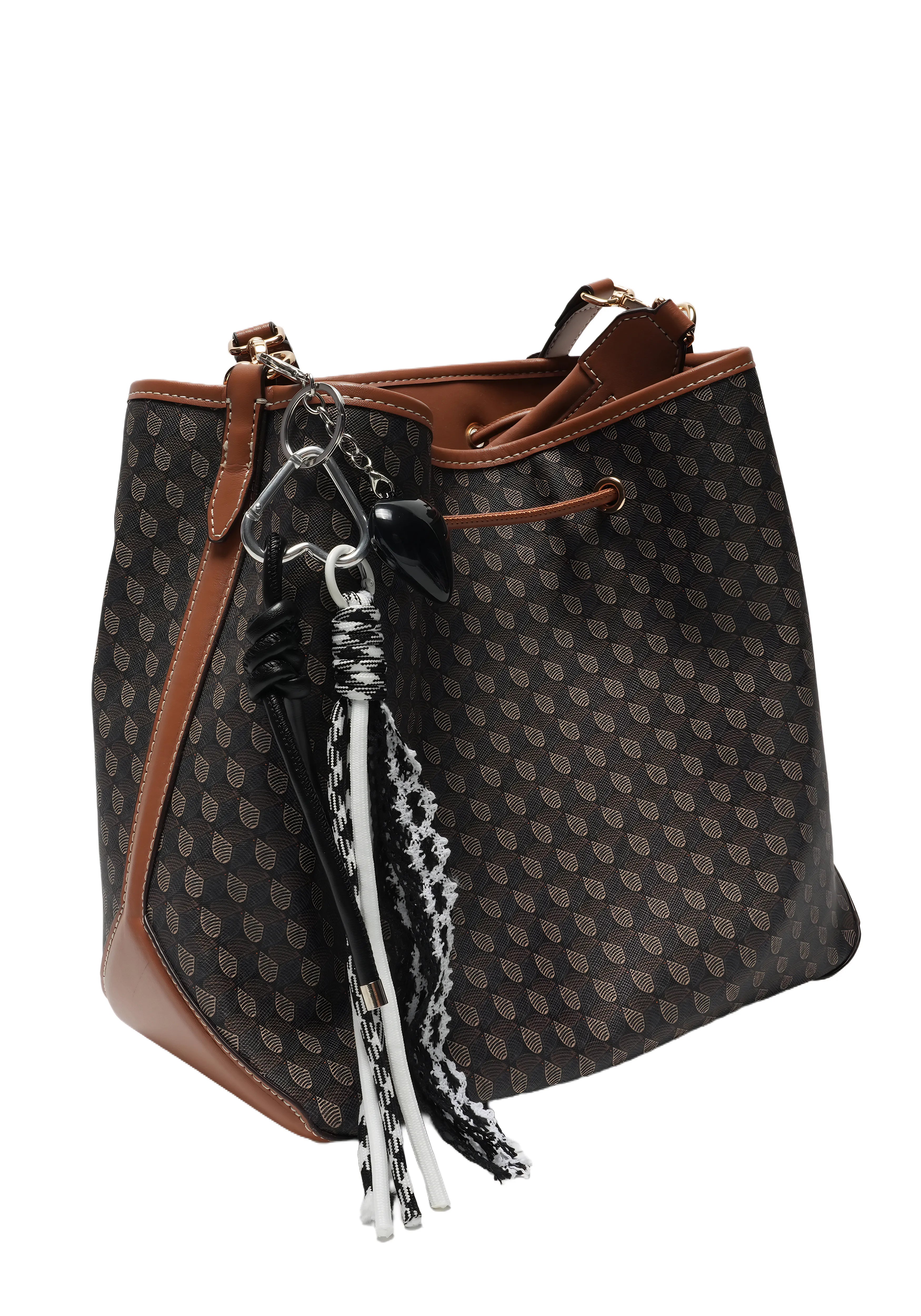 NOIR FLING — Lace Heart Drop Key Charm