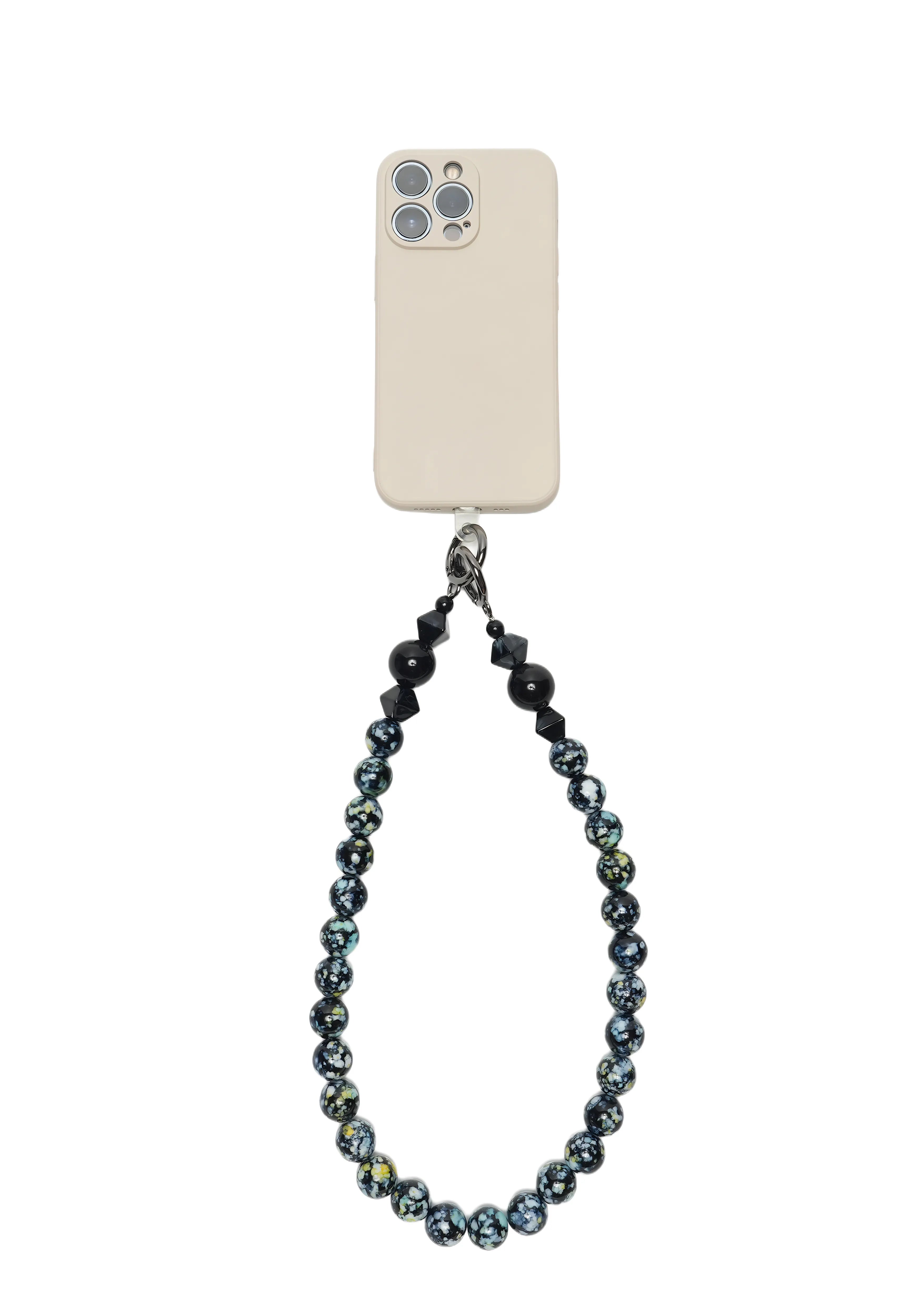 NOIR VEIL — Dual Accent Beaded Phone Chain