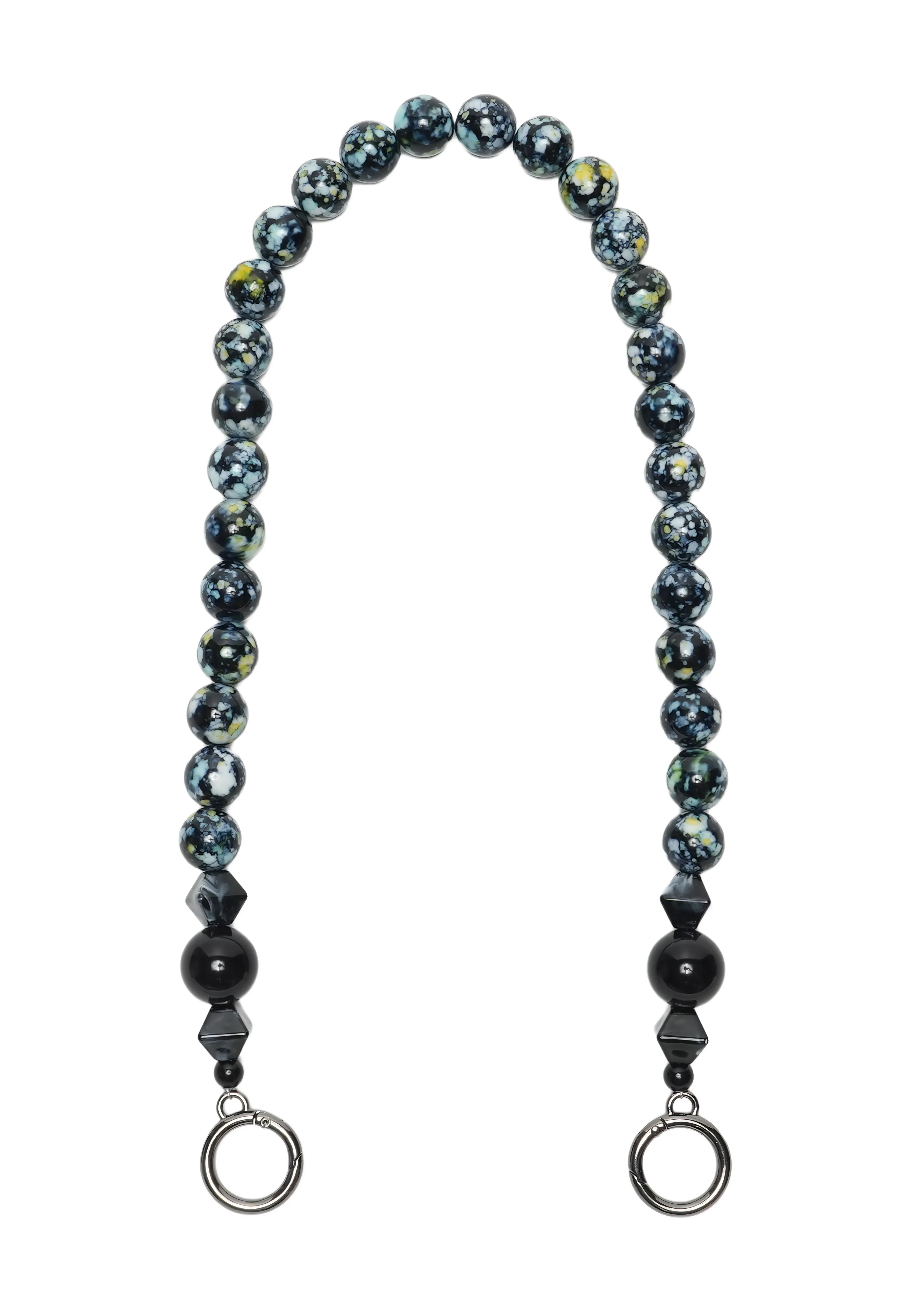 NOIR VEIL — Dual Accent Beaded Phone Chain