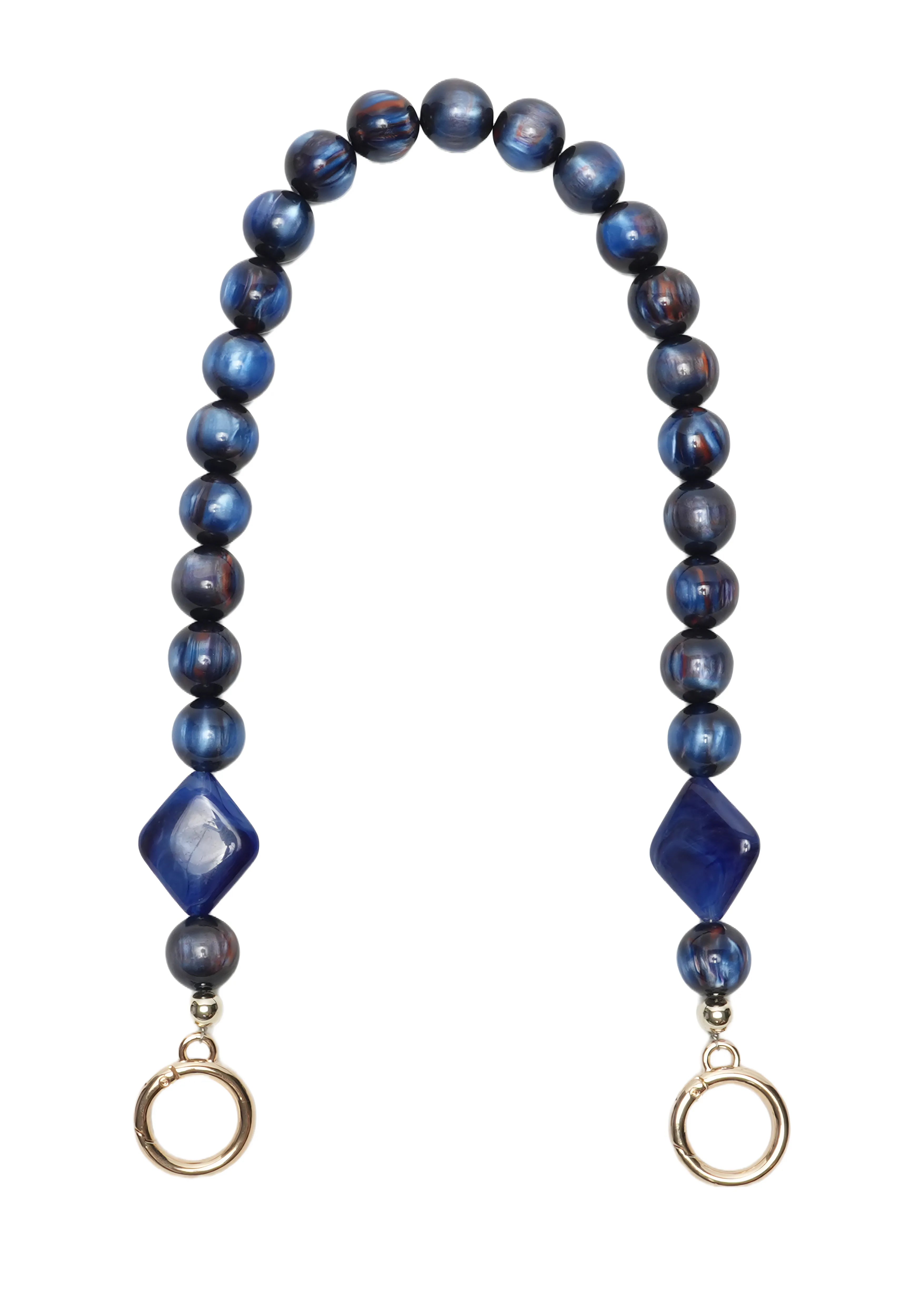 NOVA EDGE — Geometric Bead Phone Chain