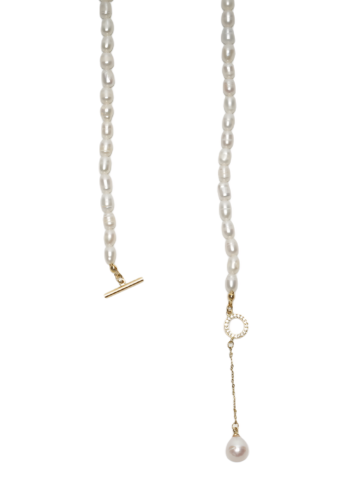 ORBITA — Baroque Pearl Drop Necklace