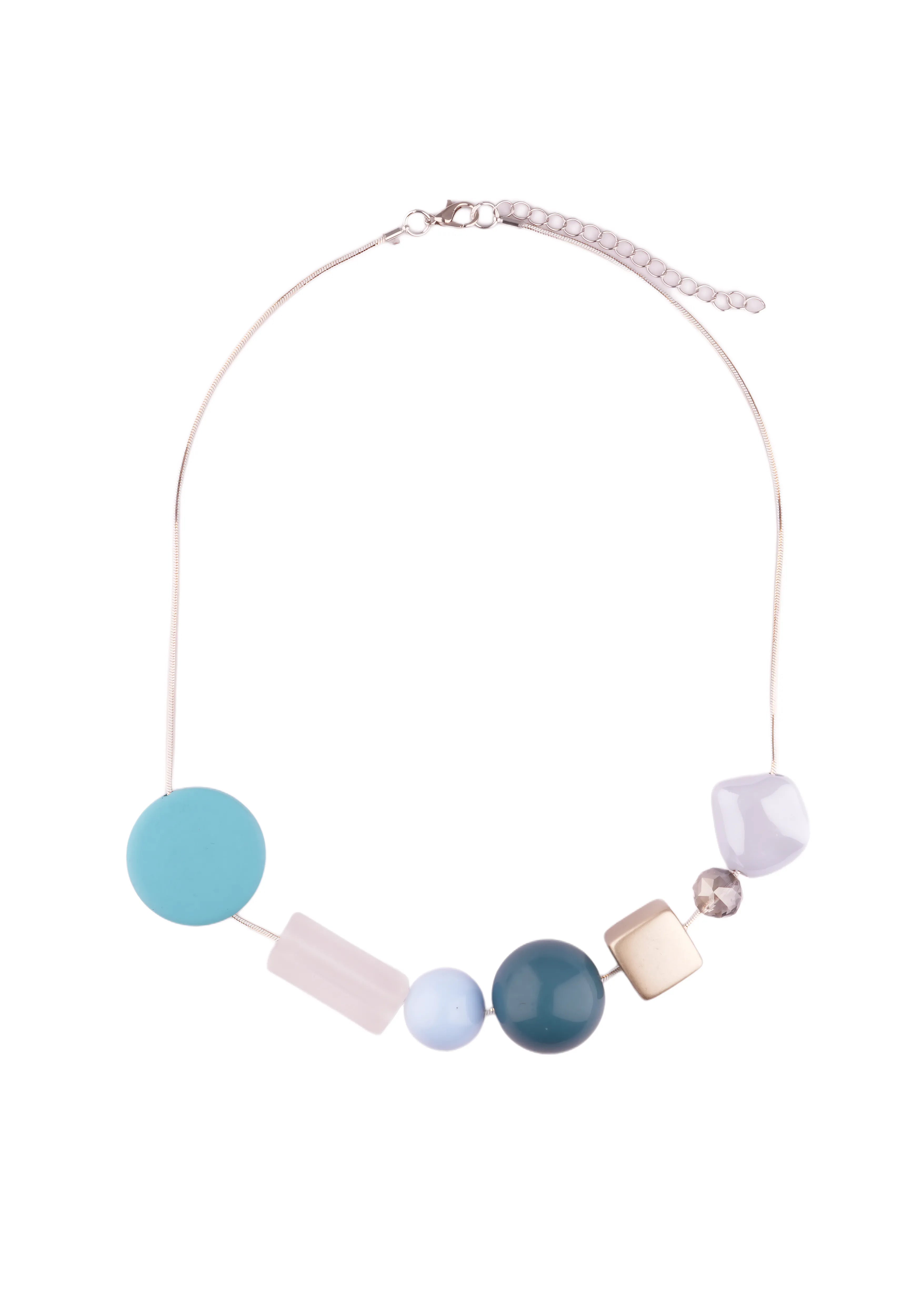 ORBITA MIX — Geometric Statement Necklace