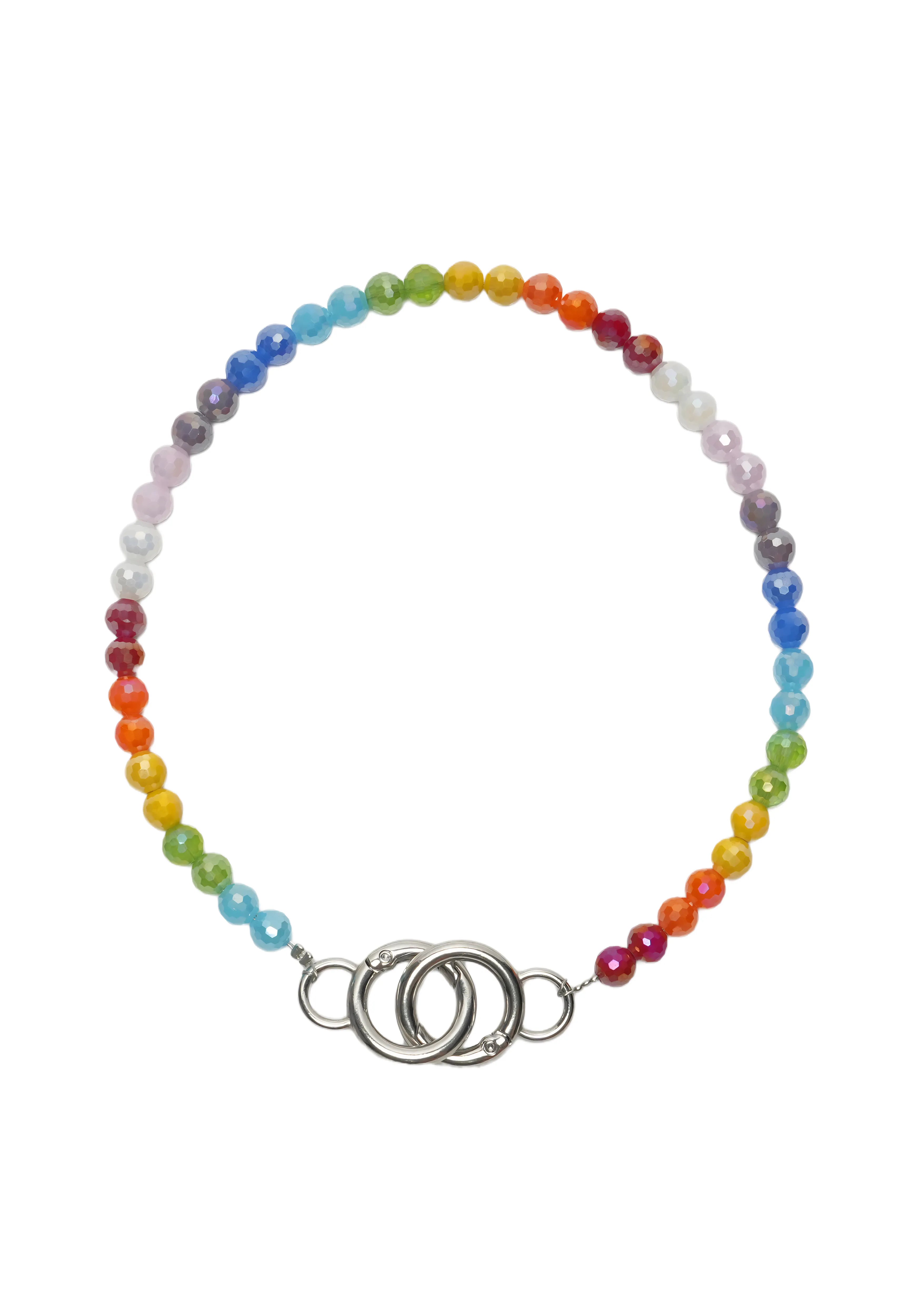 PRISM POP — Faceted Rainbow Phone Chain