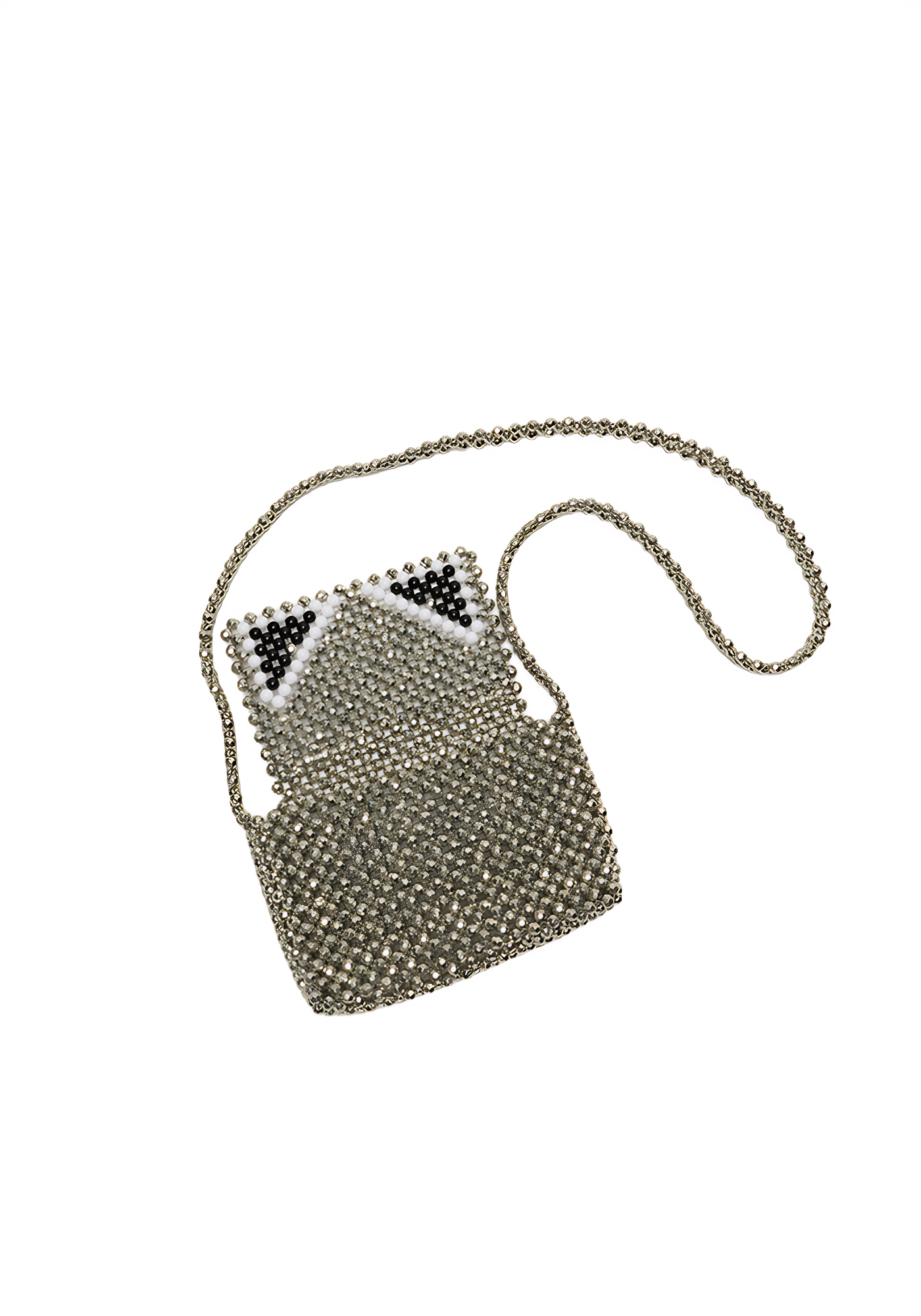 SASSY STARE — Metallic Evil Eye Bag