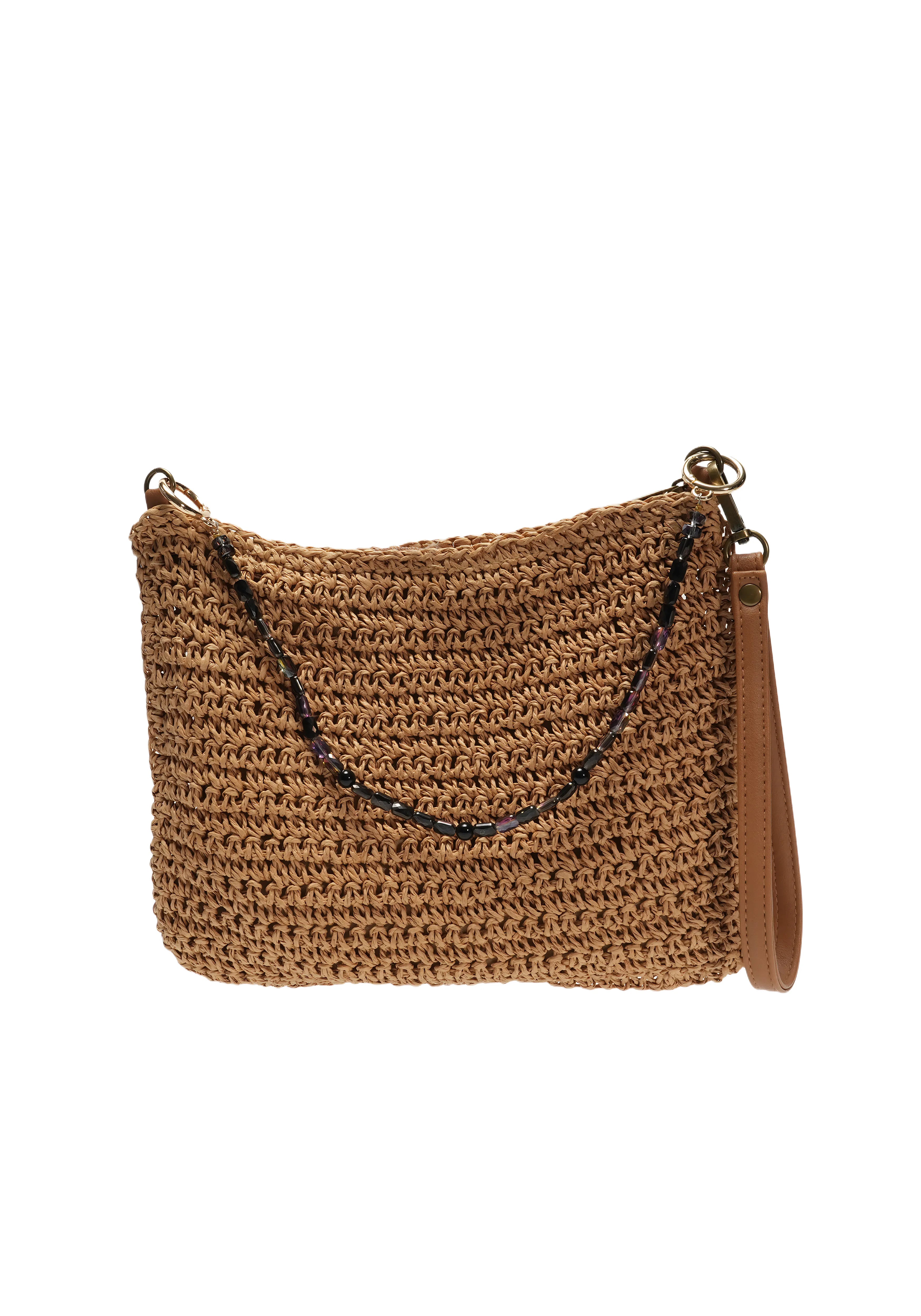 SHADOW GEM — Faceted Rectangle Phone Chain