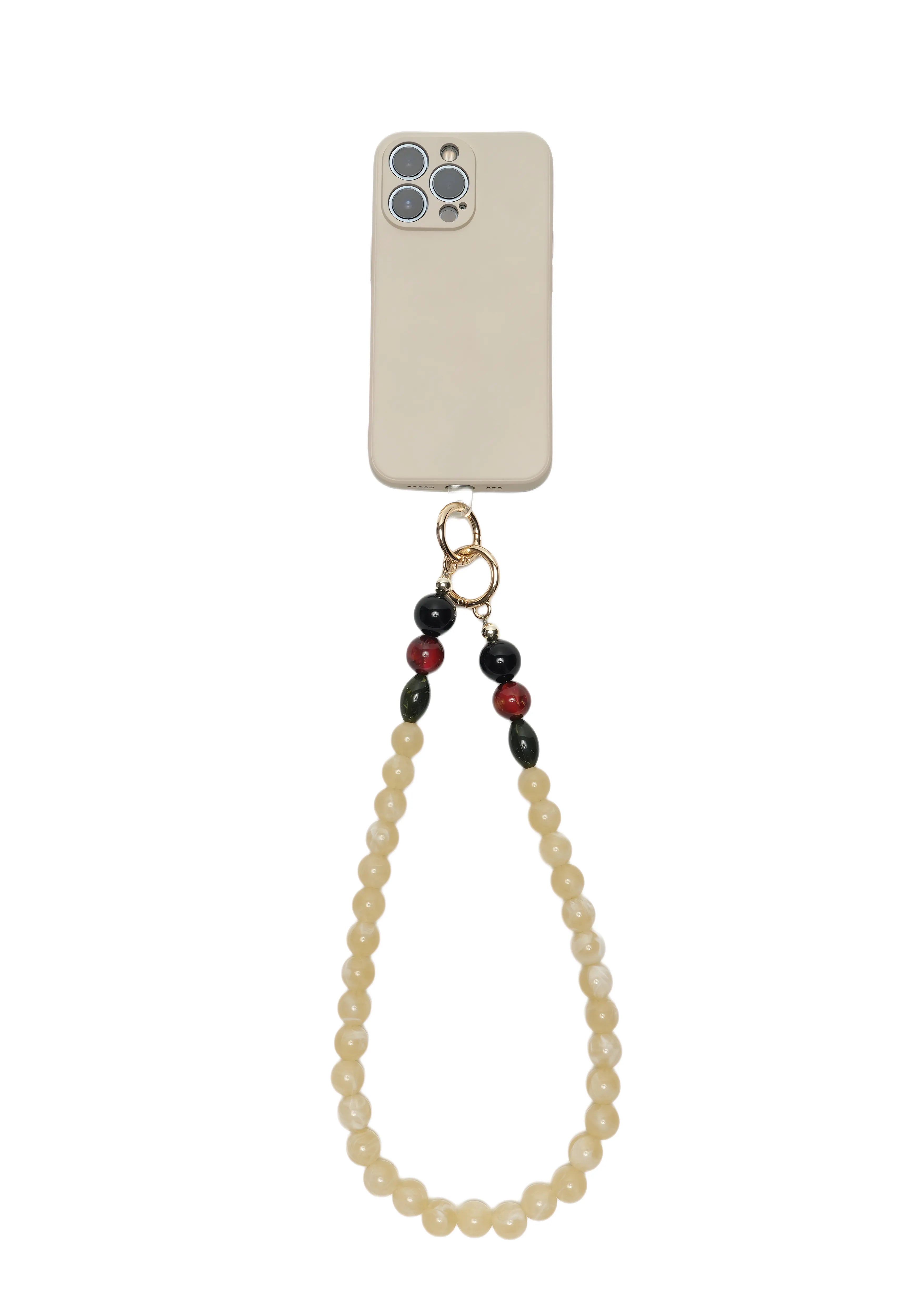 SOLARIA — Multi-Tone Bead Phone Chain