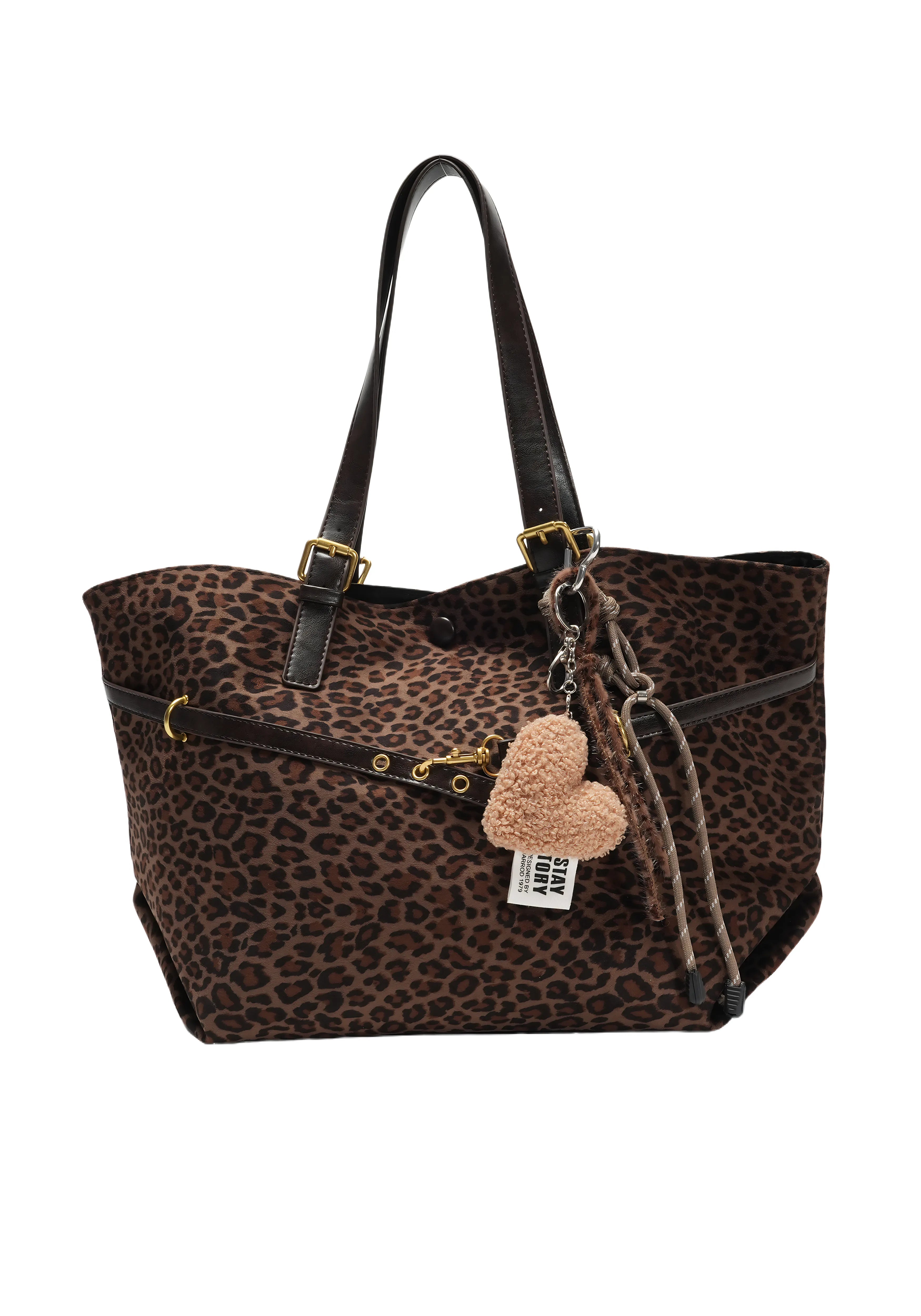 TEDDY TAG — Plush Heart Key Strap