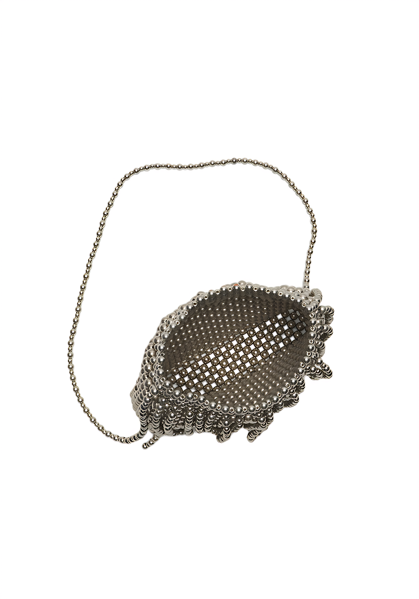 TWIST & TWINKLE — Draped Beaded Mini Bag