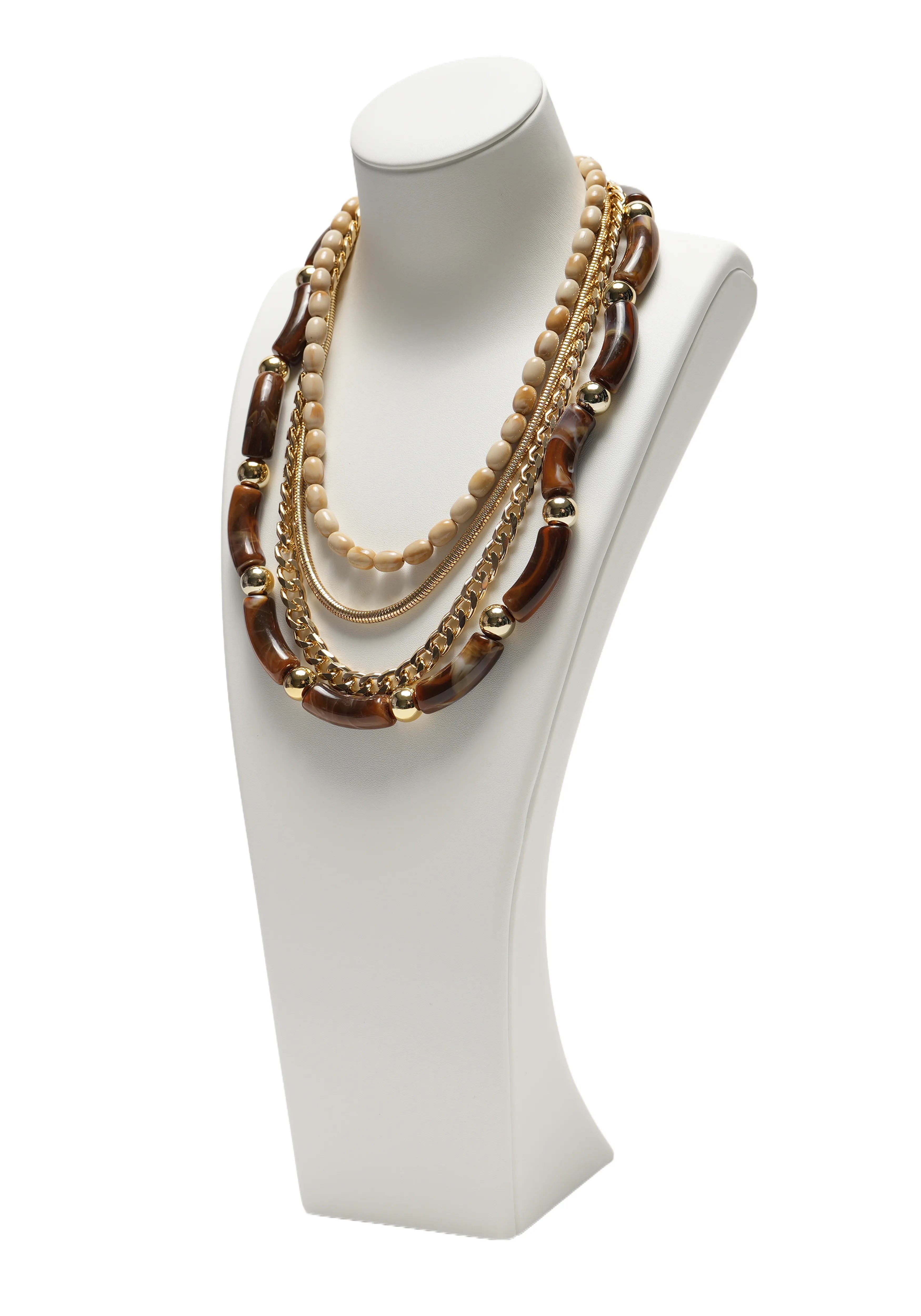 URBAN EDGE — Mixed Layer Necklace