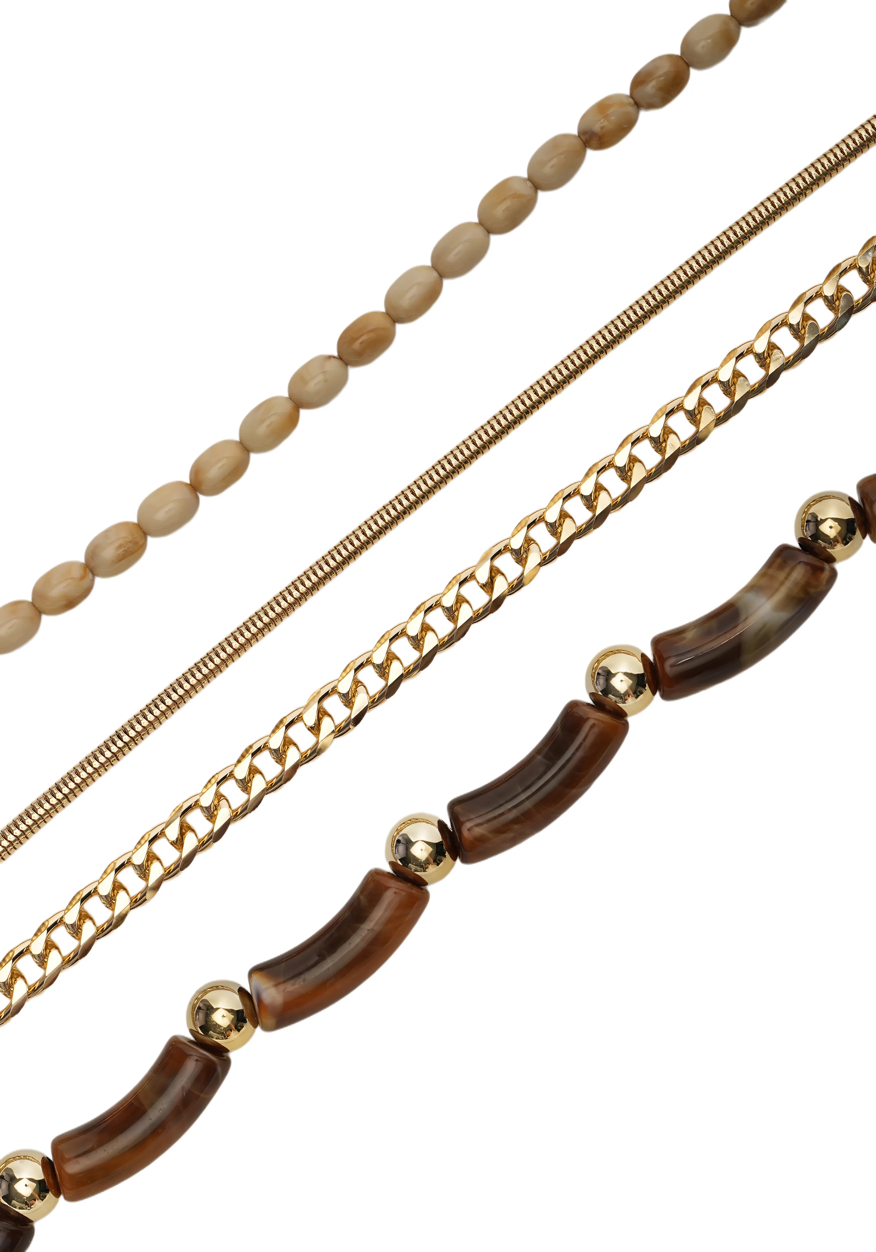URBAN EDGE — Mixed Layer Necklace