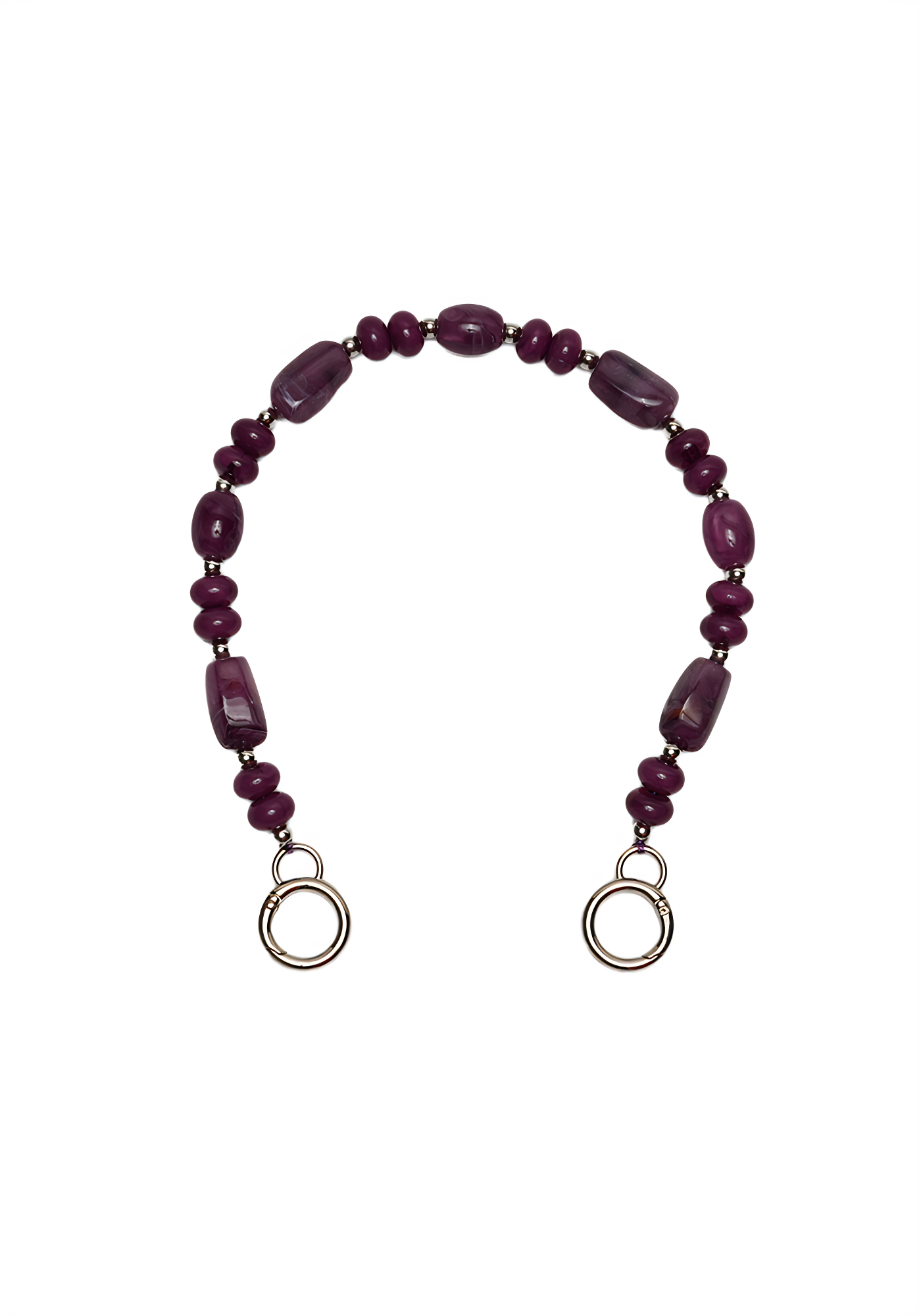 Aubergine Orbit Phone Chain by Mila (Short)