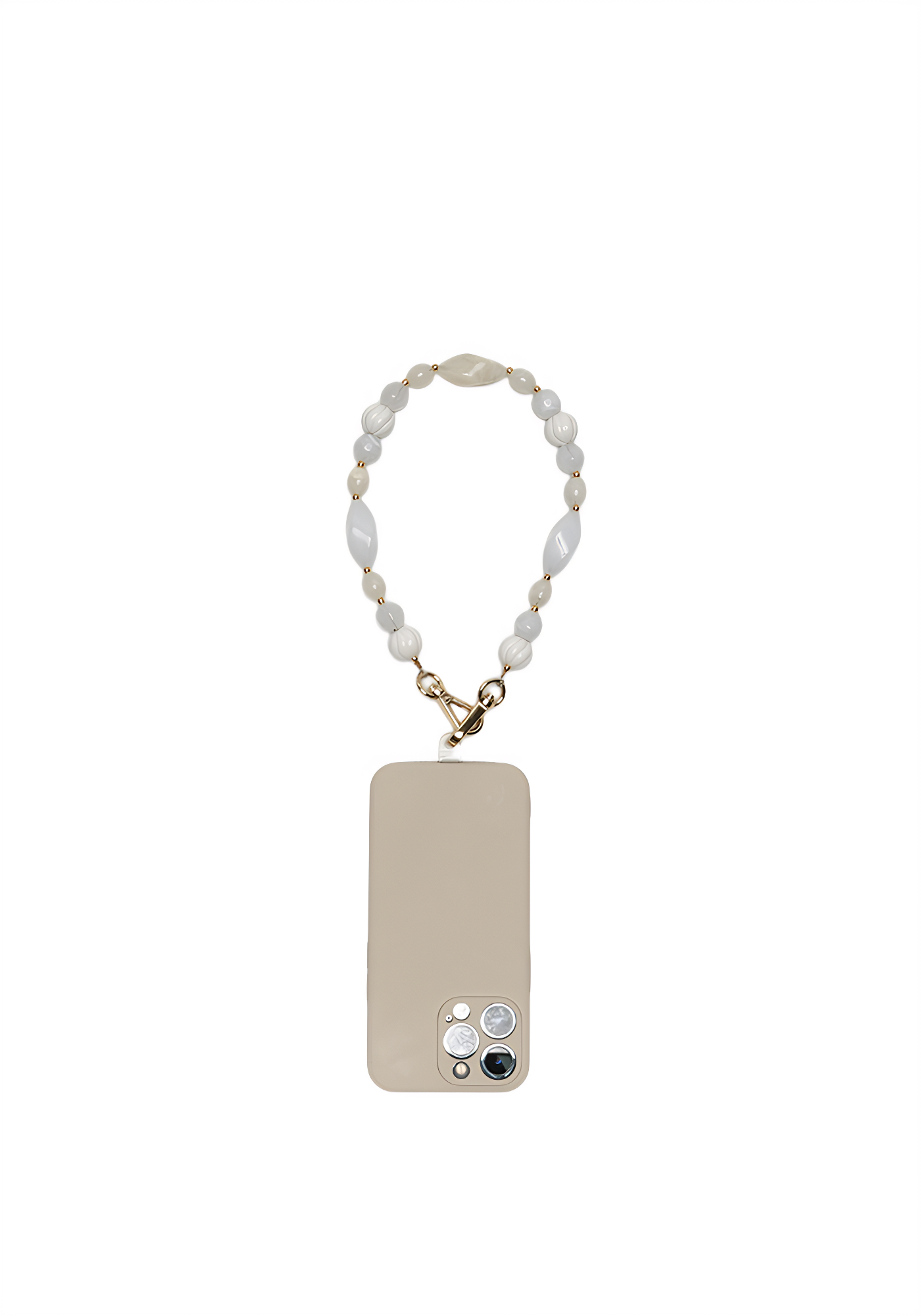 Frosted Shell Phone Chain by Mila (Short)
