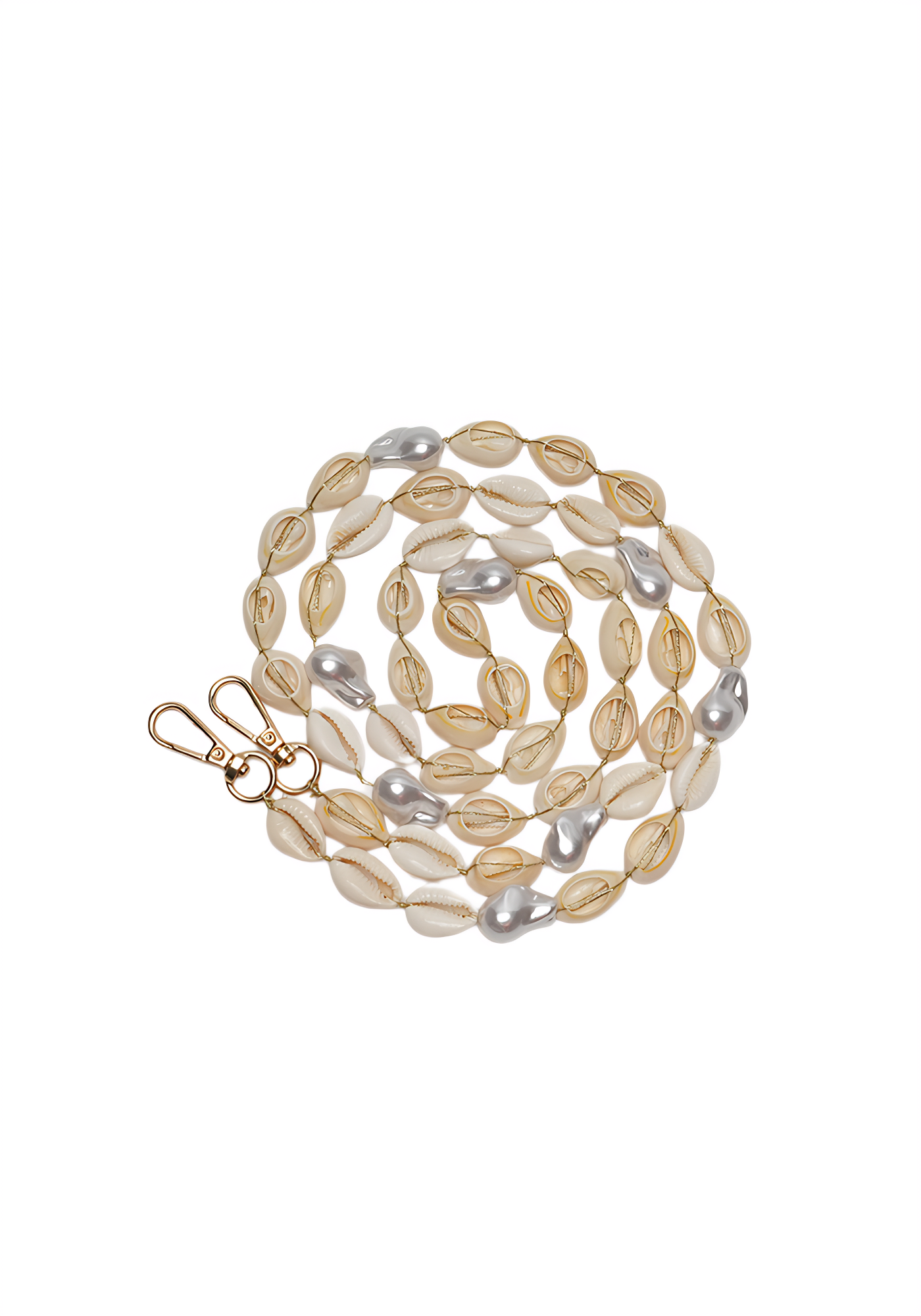 Isla Cowrie Phone Chain by Mila (Long)