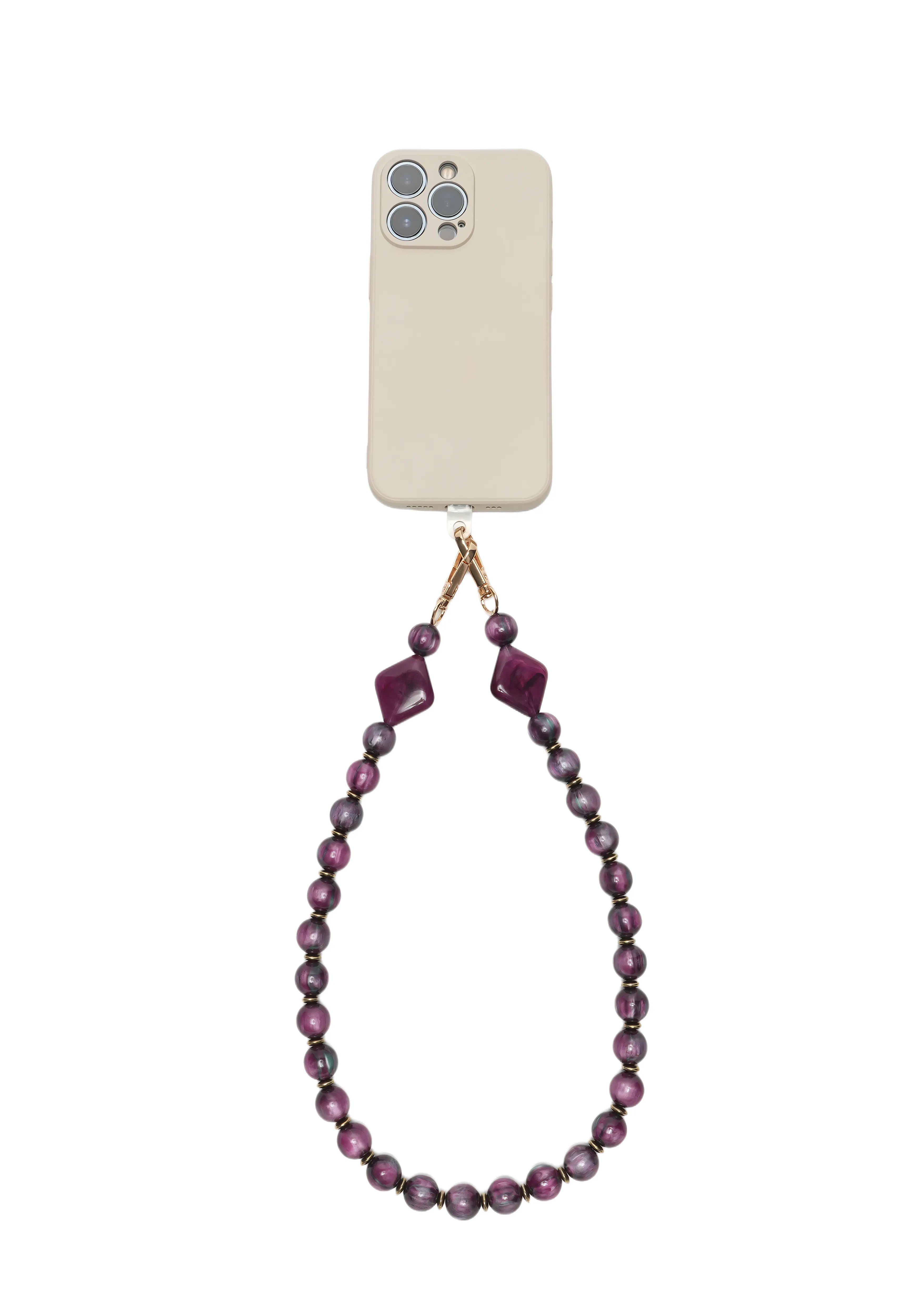 ASTRA LITE — Geometric Bead Phone Chain