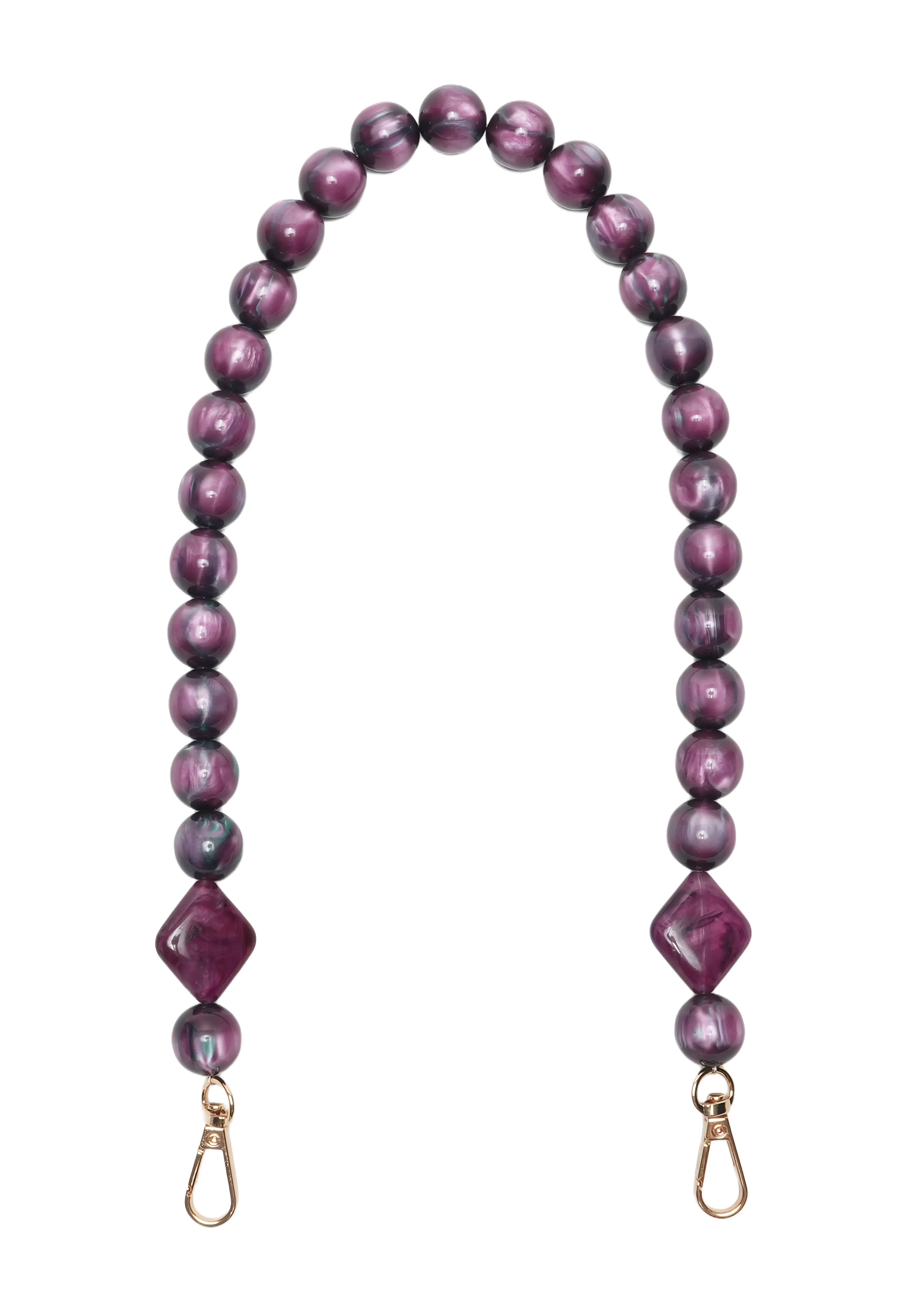 ASTRA EDGE — Geometric Bead Phone Chain