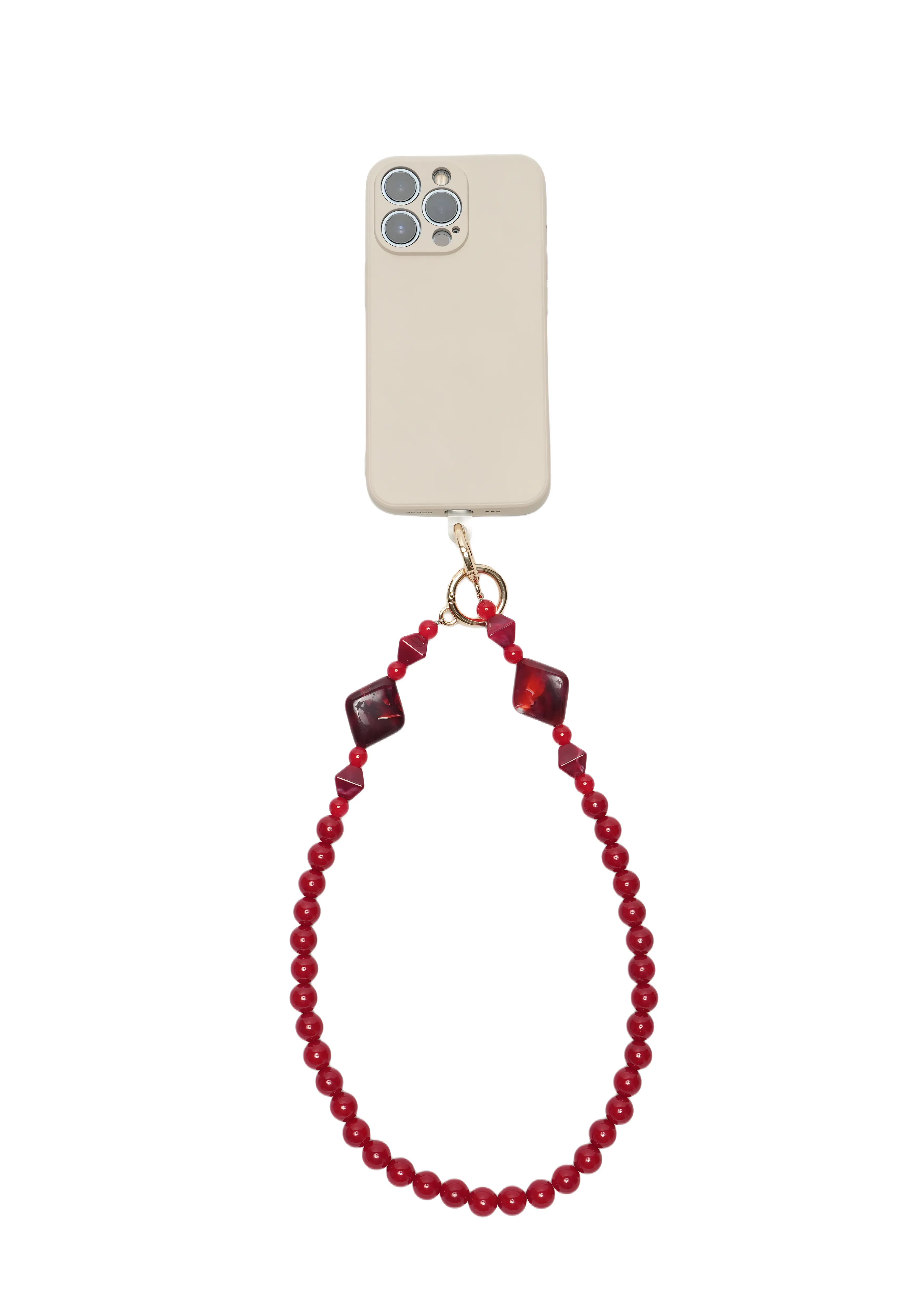 ASTRA FLOW — Geometric Bead Phone Chain