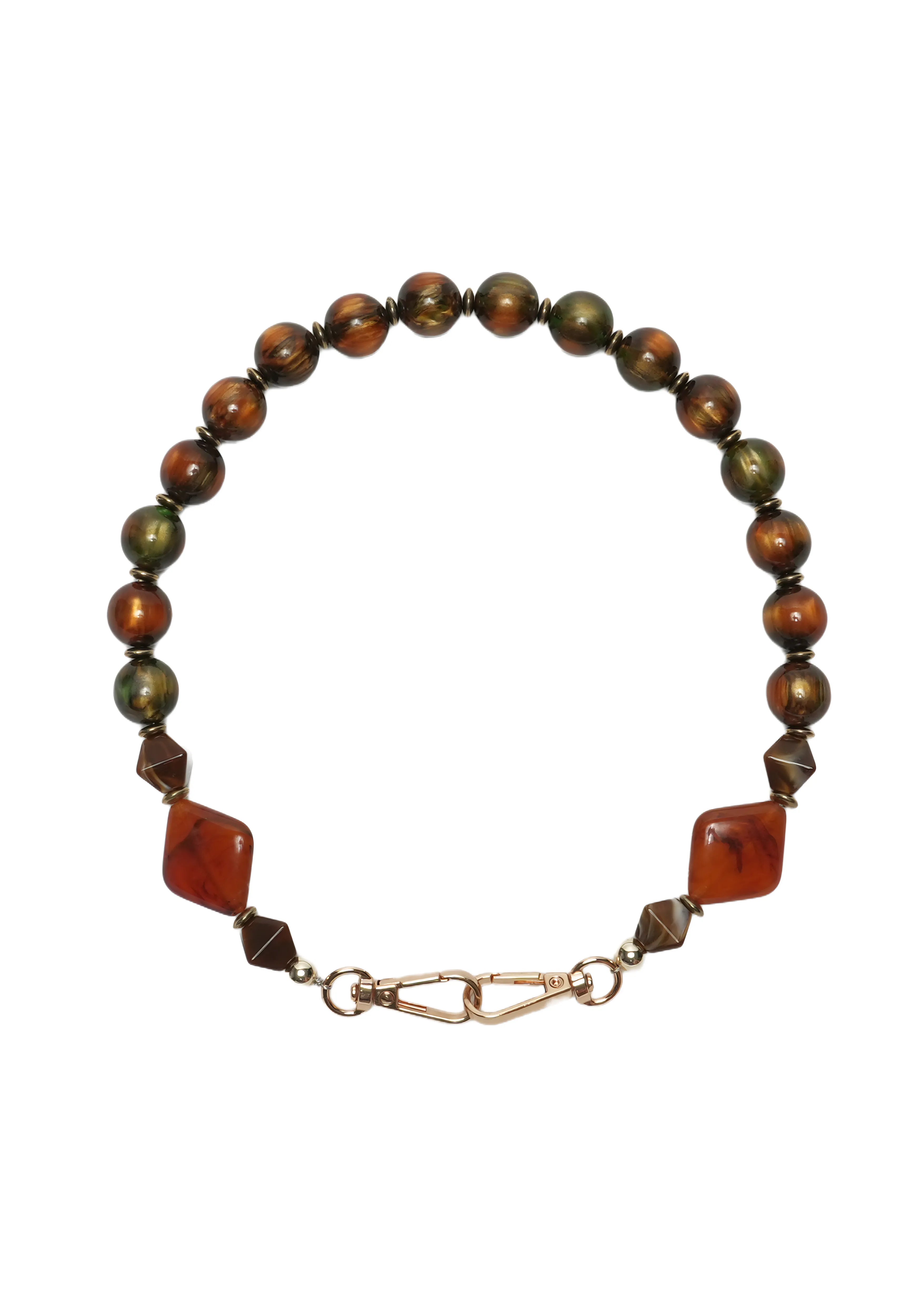 ASTRA TERRA — Geometric Bead Phone Chain