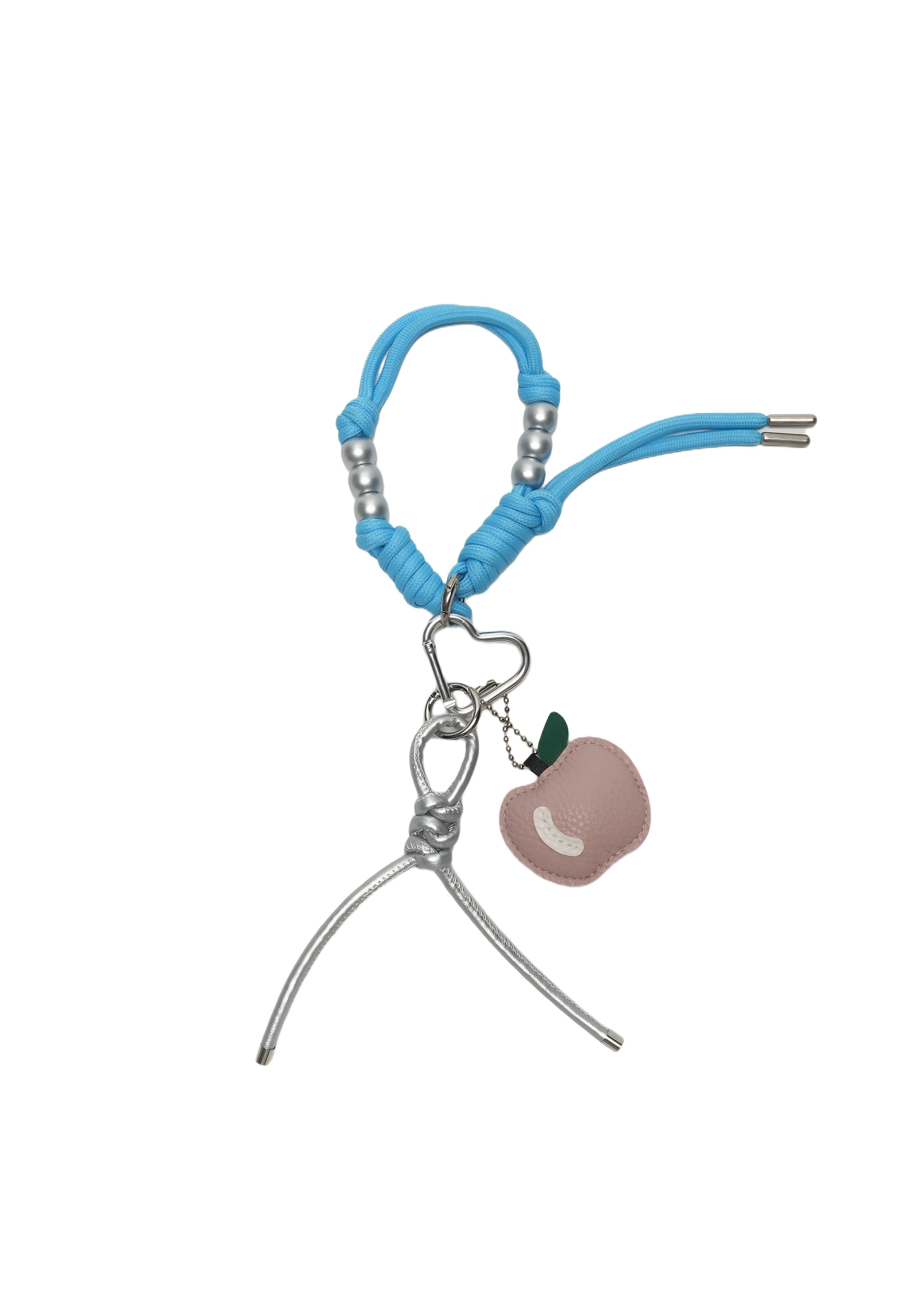CANDY LOOP — Apple & Silver Cord Charm